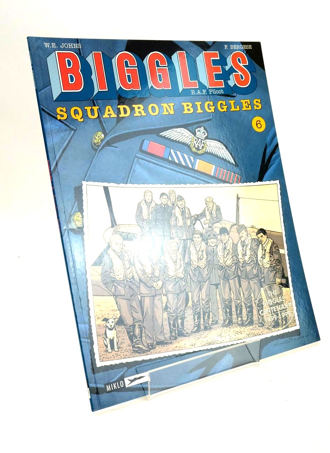Photo of BIGGLES R.A.F. PILOOT SQUADRON BIGGLES (HET BAL VAN DE SPITFIRE 2) written by Johns, W.E. illustrated by Bergese, Francis published by Miklo (STOCK CODE: 1326338)  for sale by Stella & Rose's Books