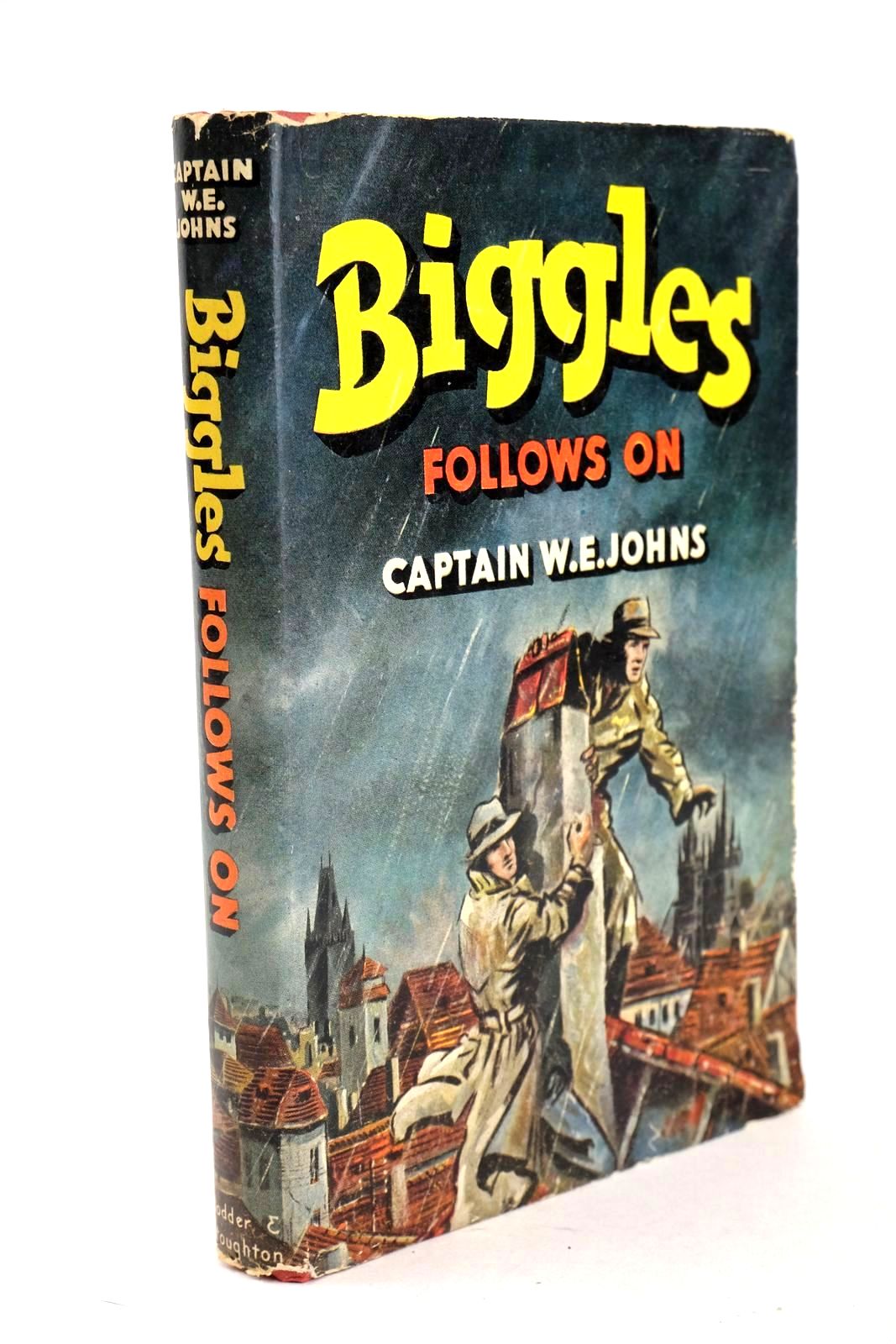 Photo of BIGGLES FOLLOWS ON written by Johns, W.E. illustrated by Stead,  published by Hodder &amp; Stoughton (STOCK CODE: 1326380)  for sale by Stella & Rose's Books