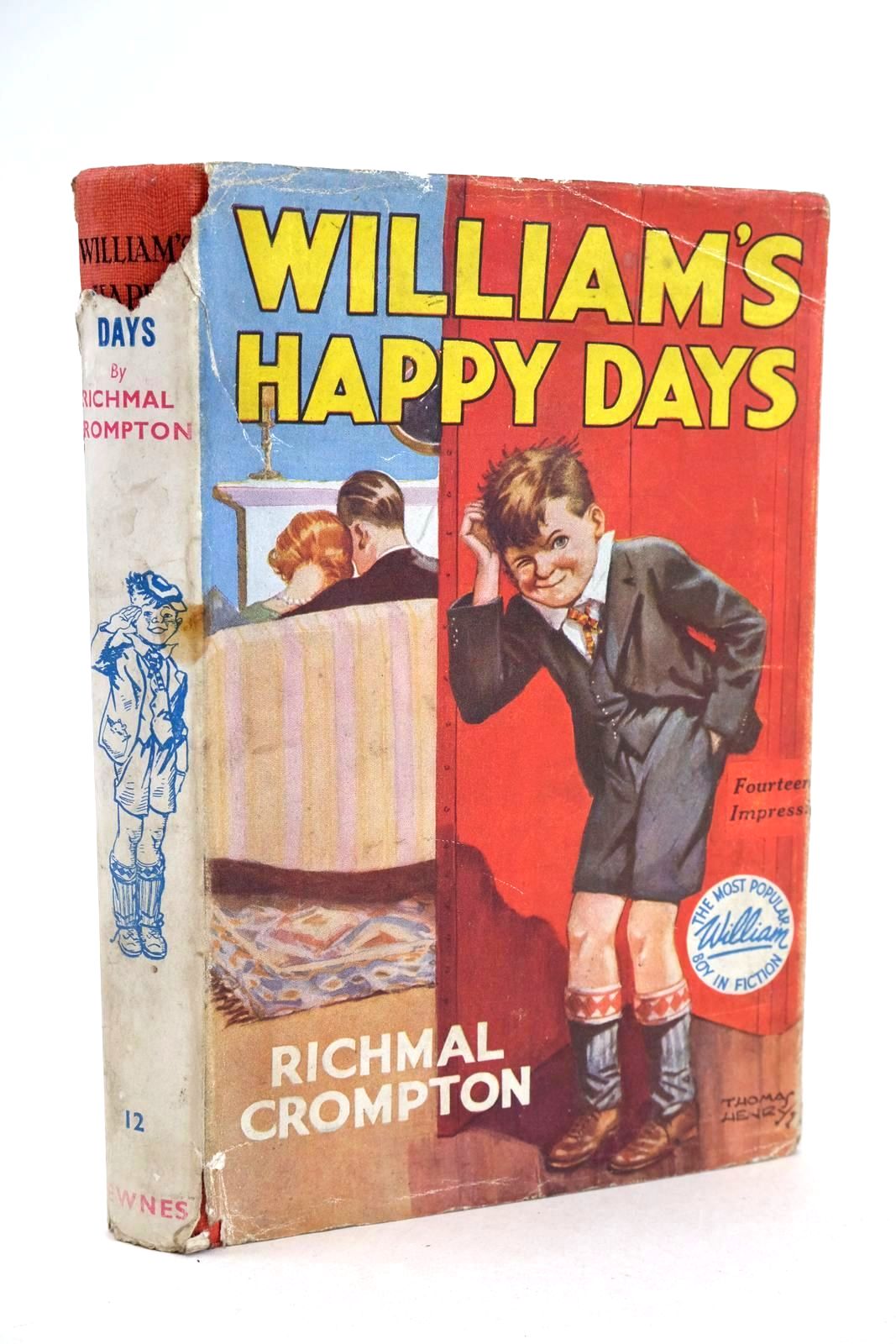 Photo of WILLIAM'S HAPPY DAYS written by Crompton, Richmal illustrated by Henry, Thomas published by George Newnes Limited (STOCK CODE: 1326403)  for sale by Stella & Rose's Books