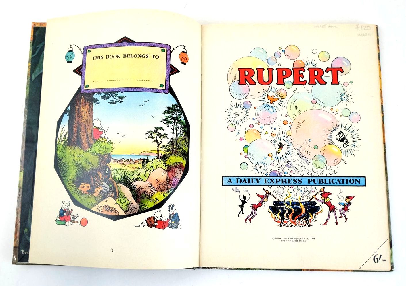 Photo of RUPERT ANNUAL 1968 written by Bestall, Alfred illustrated by Bestall, Alfred published by Daily Express (STOCK CODE: 1326511)  for sale by Stella & Rose's Books