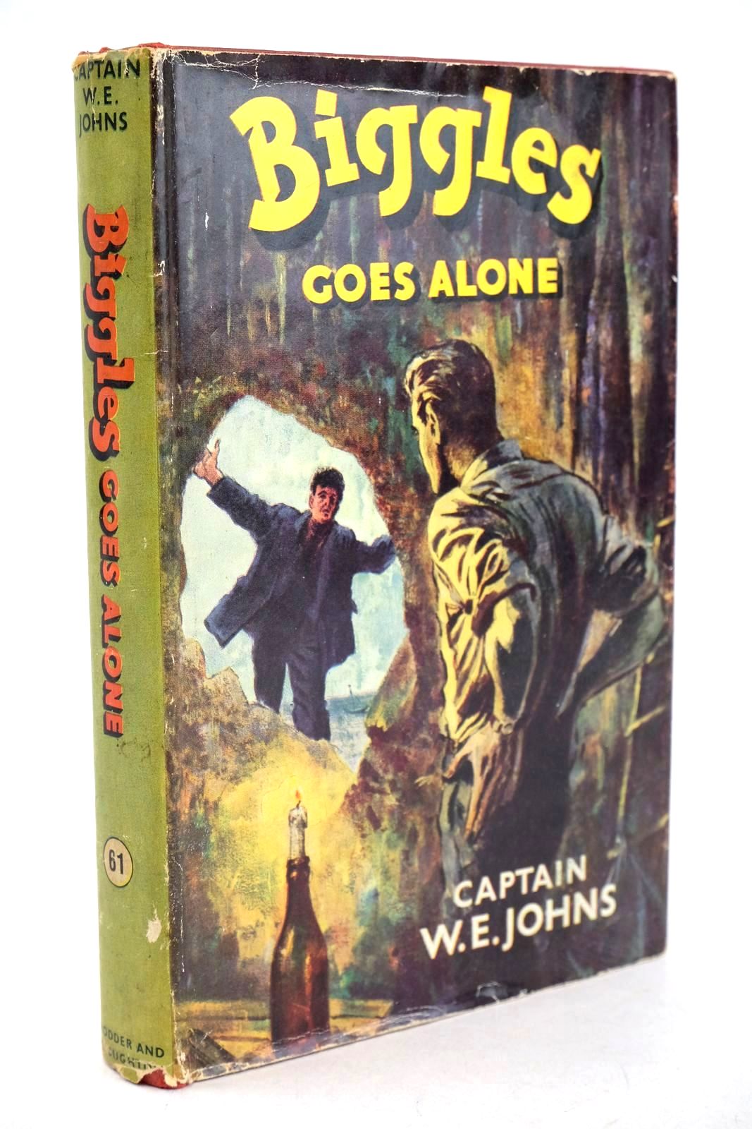 Photo of BIGGLES GOES ALONE written by Johns, W.E. illustrated by Stead,  published by Hodder & Stoughton (STOCK CODE: 1326631)  for sale by Stella & Rose's Books