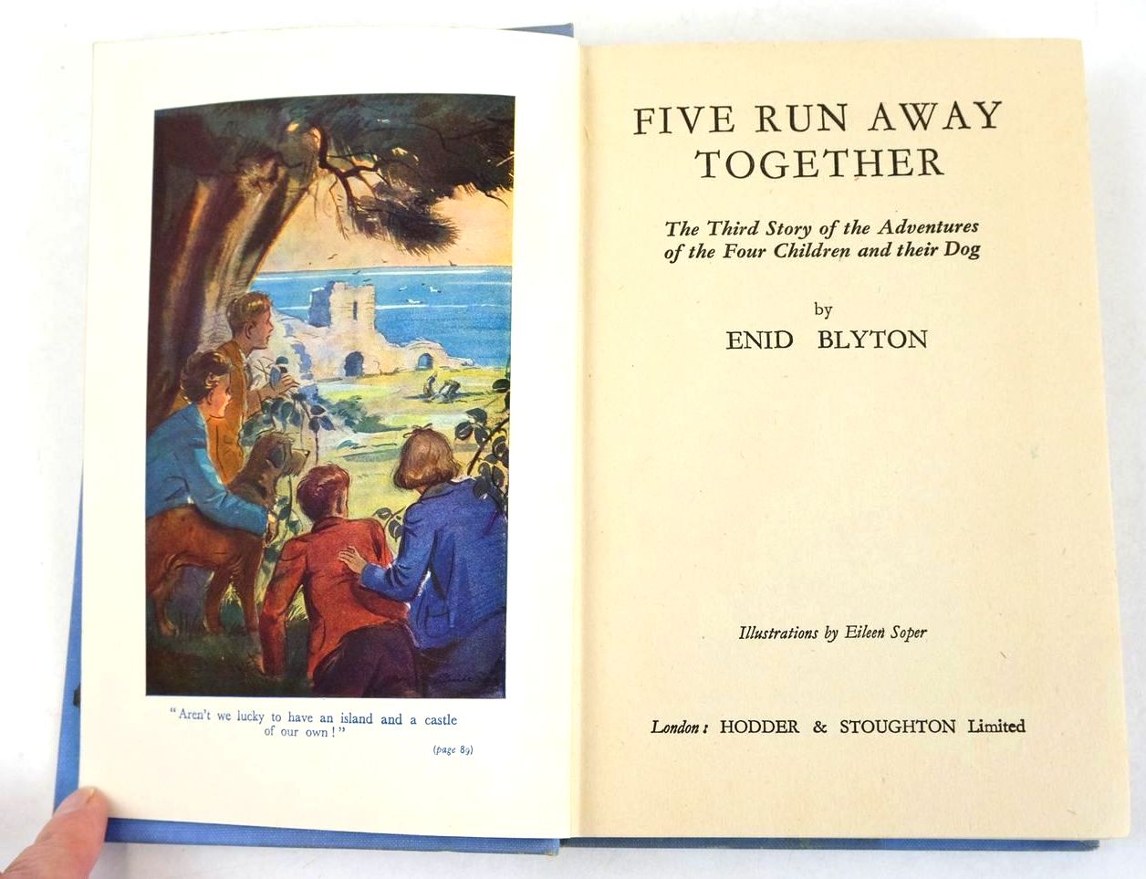 Photo of FIVE RUN AWAY TOGETHER written by Blyton, Enid illustrated by Soper, Eileen published by Hodder & Stoughton (STOCK CODE: 1326632)  for sale by Stella & Rose's Books