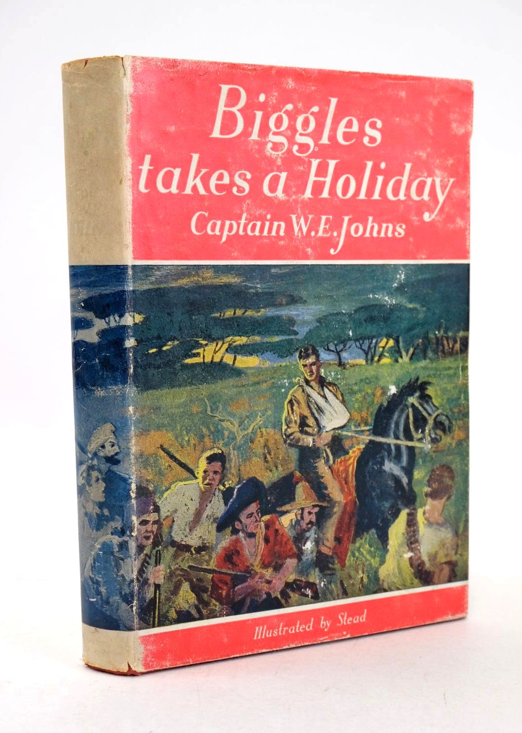 Photo of BIGGLES TAKES A HOLIDAY written by Johns, W.E. illustrated by Stead,  published by Hodder &amp; Stoughton (STOCK CODE: 1326680)  for sale by Stella & Rose's Books