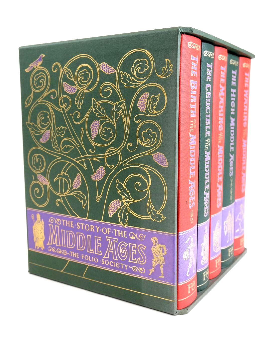 Photo of THE STORY OF THE MIDDLE AGES (5 VOLUMES) written by Moss, H. St. L.B. Barraclough, Geoffrey Southern, R.W. Mundy, John H. Huizinga, Johan published by Folio Society (STOCK CODE: 1327917)  for sale by Stella & Rose's Books