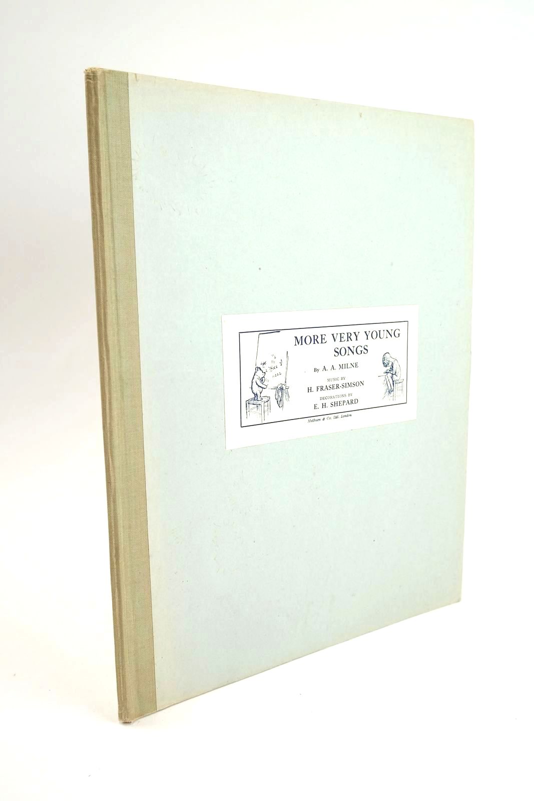 Photo of MORE VERY YOUNG SONGS written by Milne, A.A. Fraser-Simson, H. illustrated by Shepard, E.H. published by Methuen &amp; Co. Ltd. (STOCK CODE: 1328210)  for sale by Stella & Rose's Books