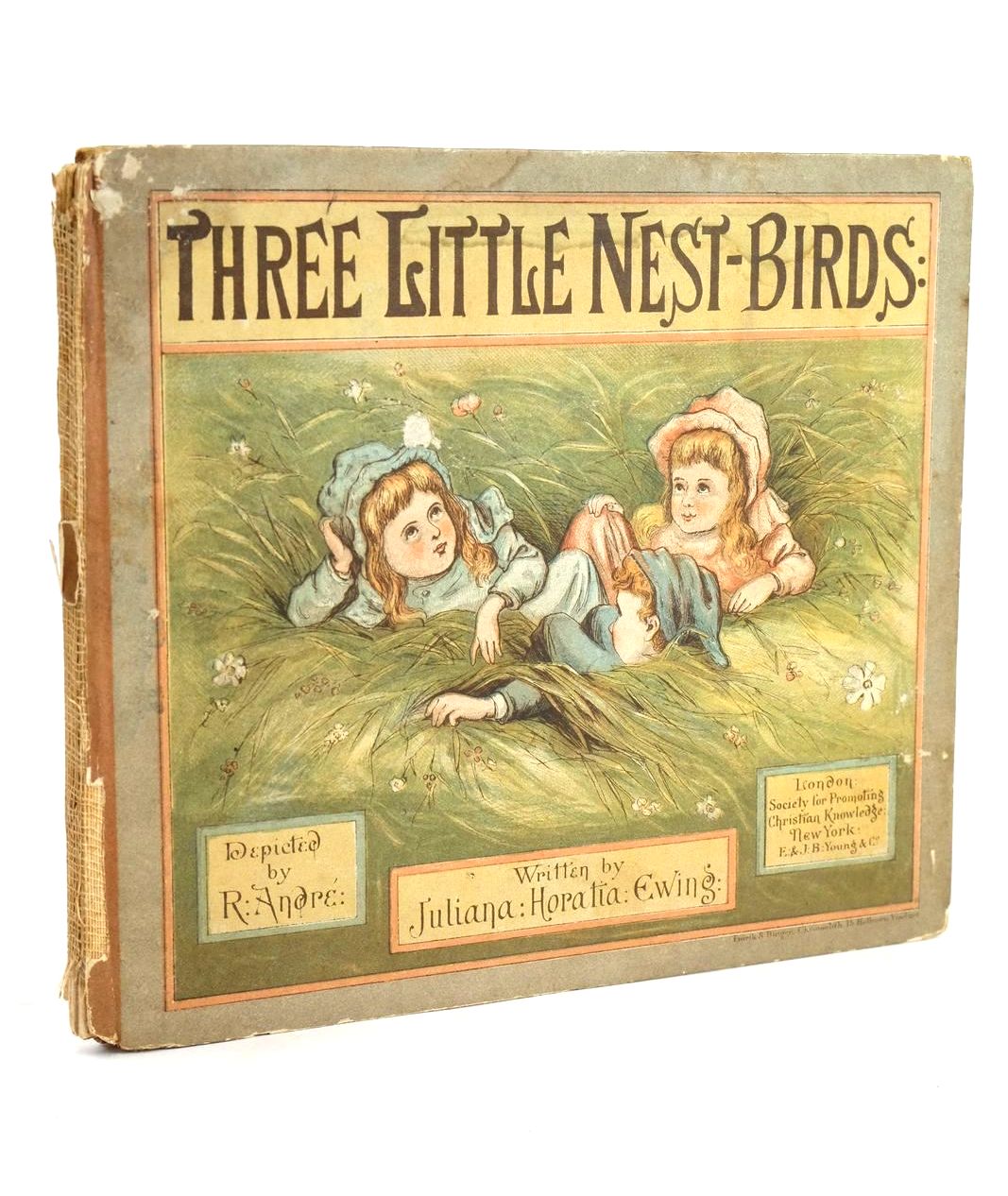 Photo of THREE LITTLE NEST BIRDS written by Ewing, Juliana Horatia illustrated by Andre, R. published by SPCK (STOCK CODE: 1329082)  for sale by Stella & Rose's Books