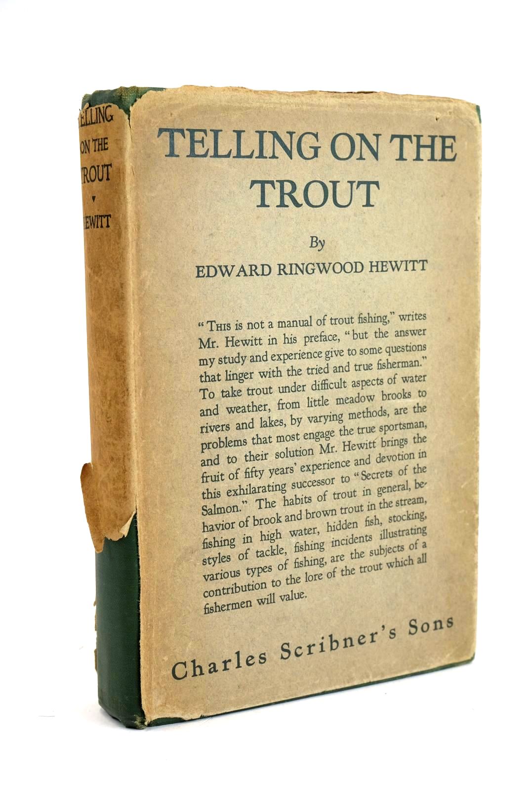 Photo of TELLING ON THE TROUT written by Hewitt, Edward Ringwood published by Charles Scribner's Sons (STOCK CODE: 1329303)  for sale by Stella & Rose's Books