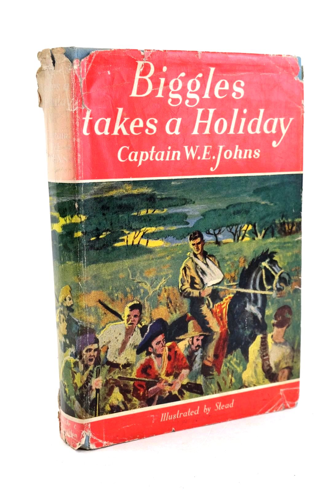 Photo of BIGGLES TAKES A HOLIDAY written by Johns, W.E. illustrated by Stead,  published by Hodder &amp; Stoughton (STOCK CODE: 1330619)  for sale by Stella & Rose's Books