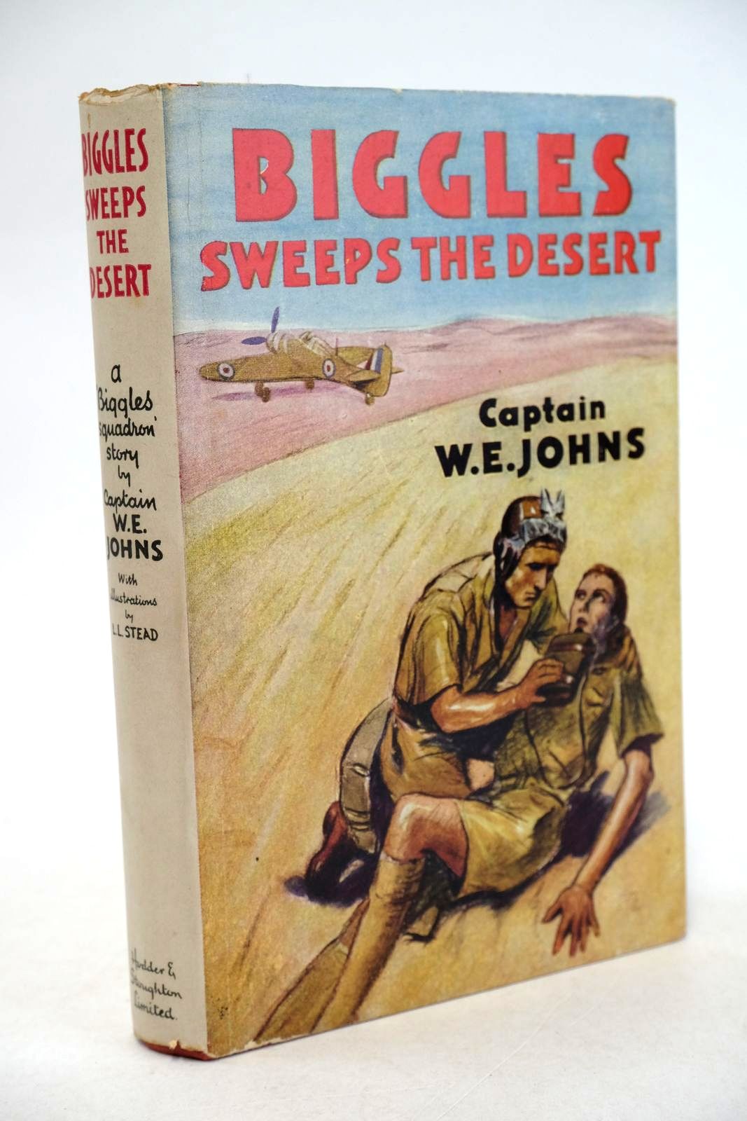 Photo of BIGGLES SWEEPS THE DESERT written by Johns, W.E. illustrated by Stead,  published by Hodder &amp; Stoughton (STOCK CODE: 1330726)  for sale by Stella & Rose's Books