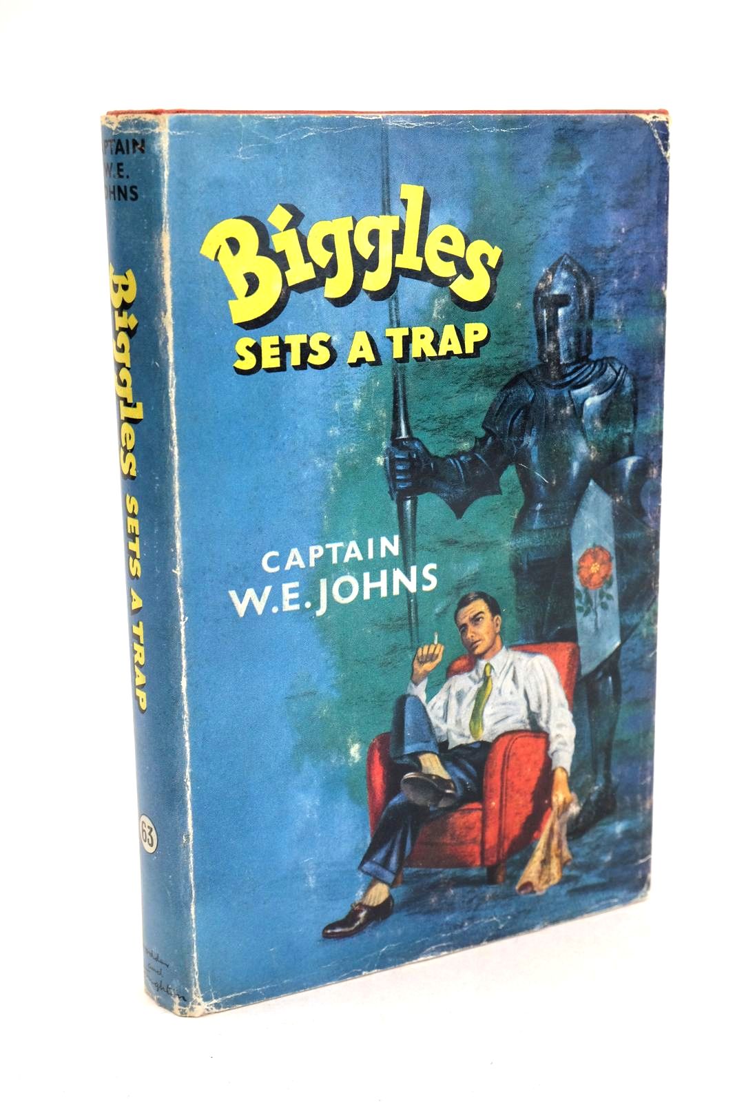 Photo of BIGGLES SETS A TRAP written by Johns, W.E. illustrated by Stead,  published by Hodder &amp; Stoughton (STOCK CODE: 1330743)  for sale by Stella & Rose's Books