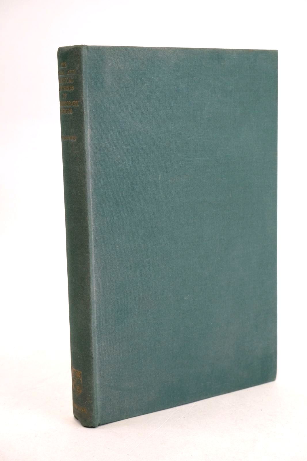 Photo of THE SOCIAL AND POLITICAL DOCTRINES OF CONTEMPORARY EUROPE- Stock Number: 1330808