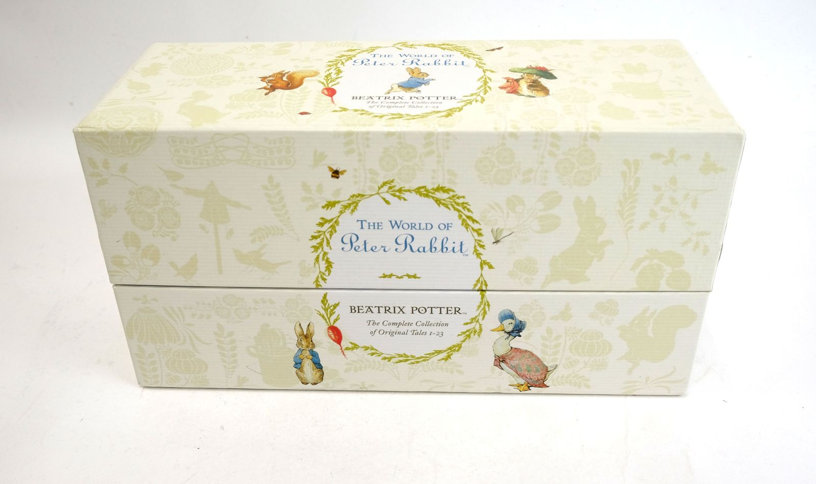 Photo of THE WORLD OF PETER RABBIT THE COMPLETE COLLECTION OF ORIGINAL TALES 1-23 written by Potter, Beatrix illustrated by Potter, Beatrix published by Frederick Warne &amp; Co. (STOCK CODE: 1330824)  for sale by Stella & Rose's Books
