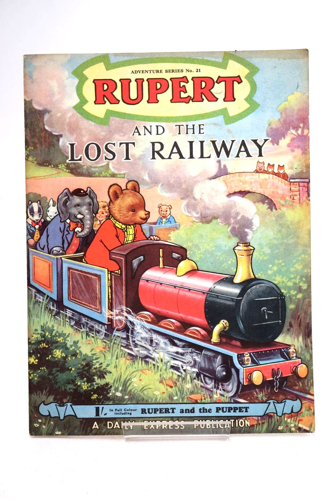 Photo of RUPERT ADVENTURE SERIES No. 21 - RUPERT AND THE LOST RAILWAY written by Bestall, Alfred published by Daily Express (STOCK CODE: 1330843)  for sale by Stella & Rose's Books