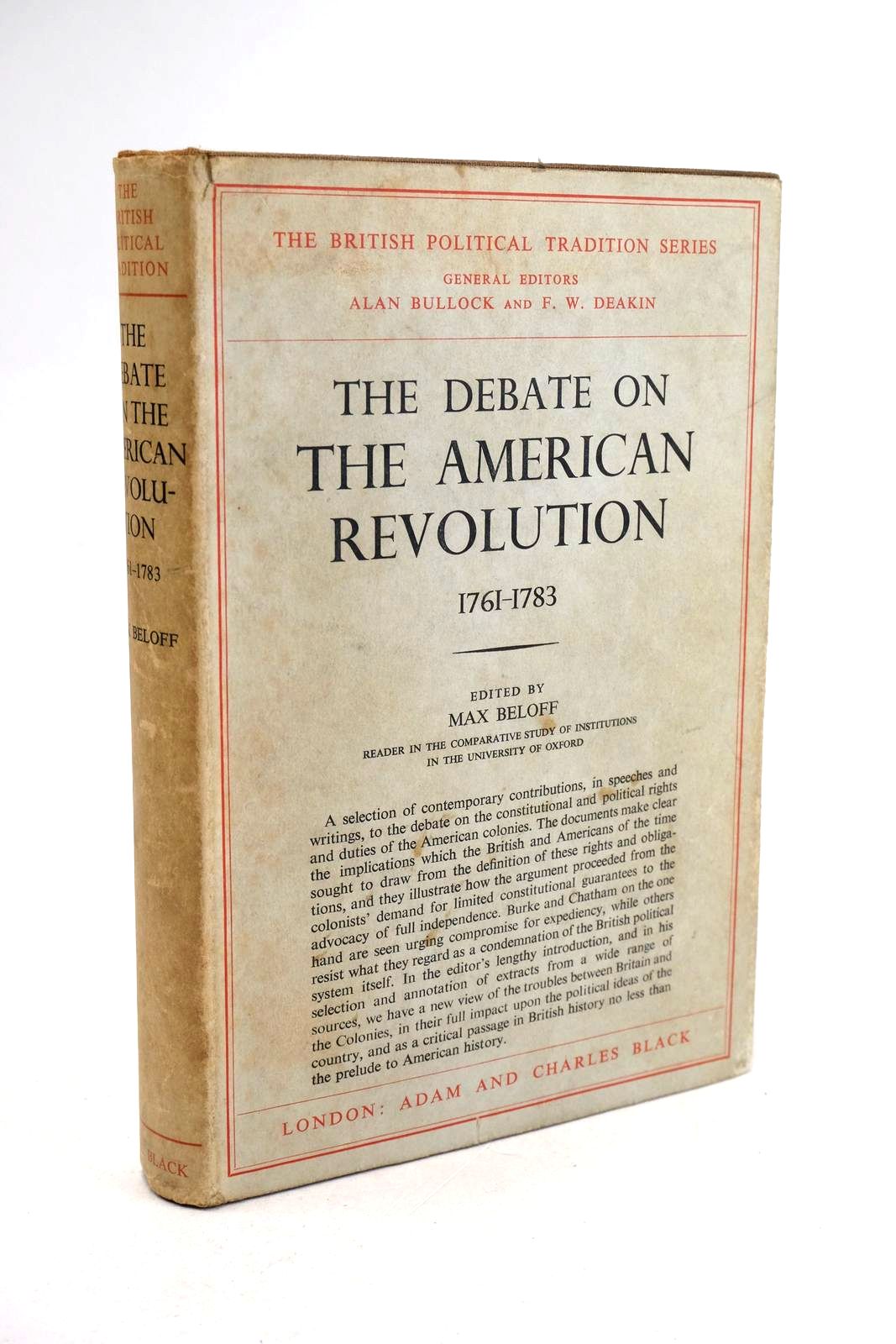 Photo of THE DEBATE ON THE AMERICAN REVOLUTION 1761-1783 written by Beloff, Max published by Nicholas Kaye (STOCK CODE: 1330881)  for sale by Stella & Rose's Books
