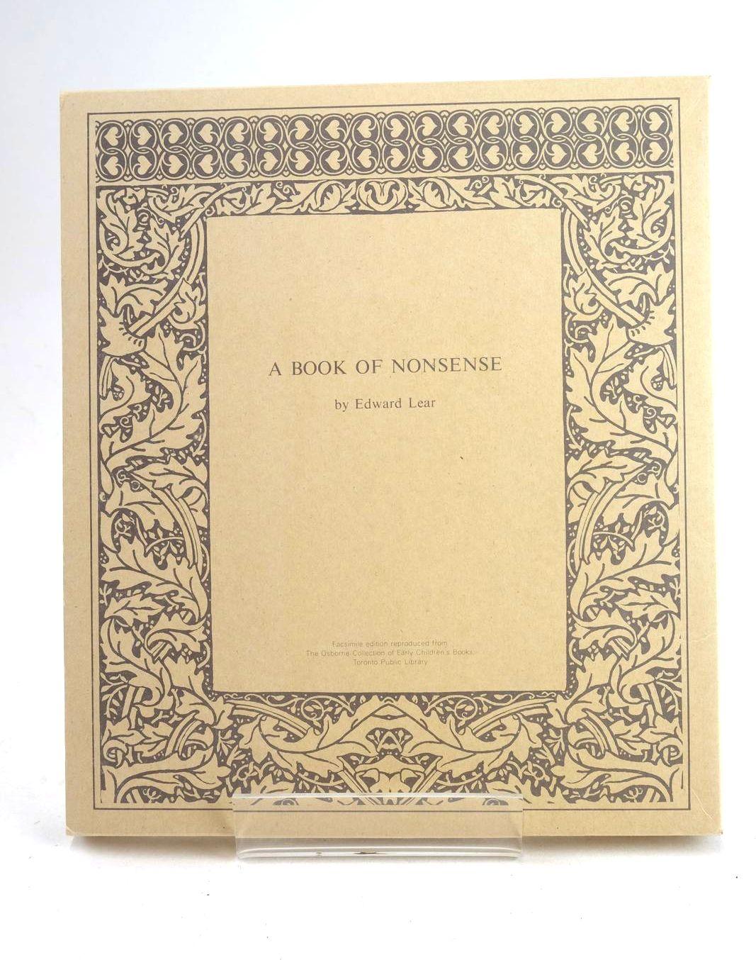 Photo of A BOOK OF NONSENSE- Stock Number: 1331462