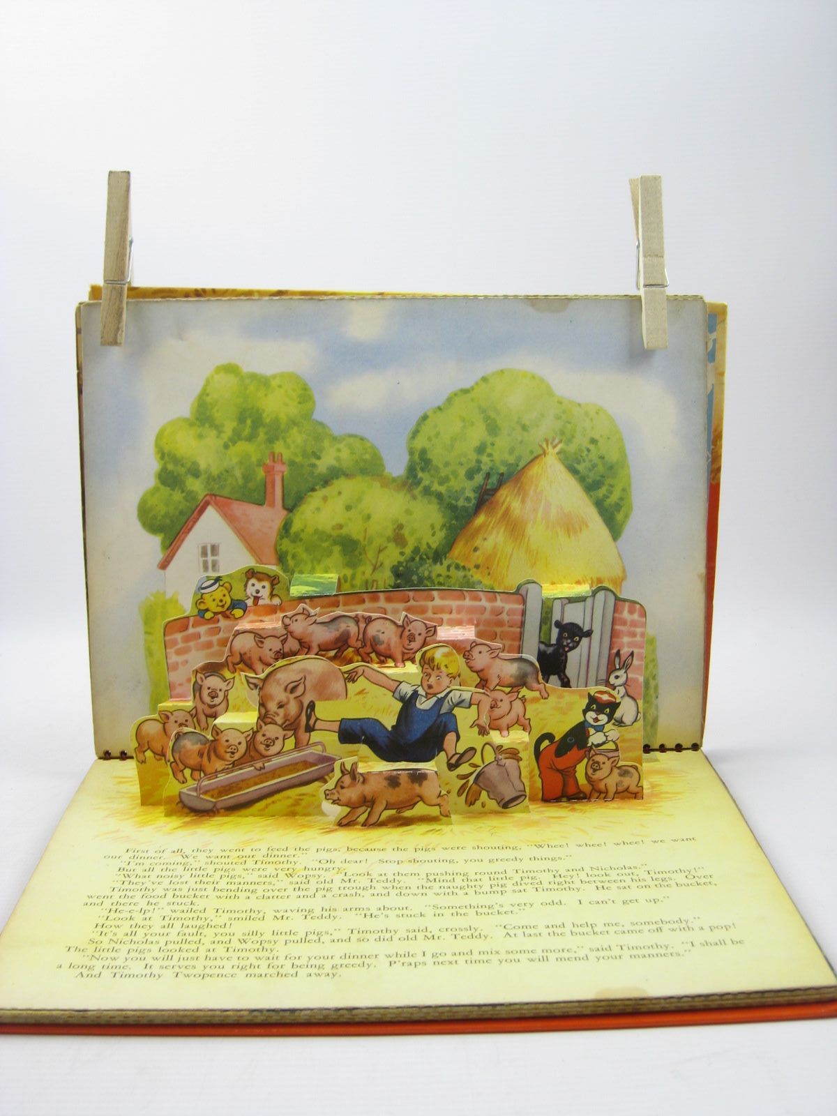 Photo of NICHOLAS AND TIMOTHY FARMYARD POP-UP STORY BOOK written by Styles, Kitty published by Sampson Low (STOCK CODE: 1402354)  for sale by Stella & Rose's Books