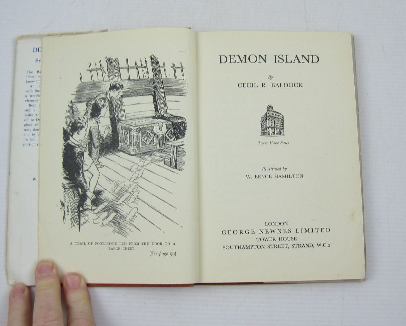 Photo of DEMON ISLAND written by Baldock, Cecil R. illustrated by Hamilton, W. Bryce published by George Newnes Limited (STOCK CODE: 1402968)  for sale by Stella & Rose's Books