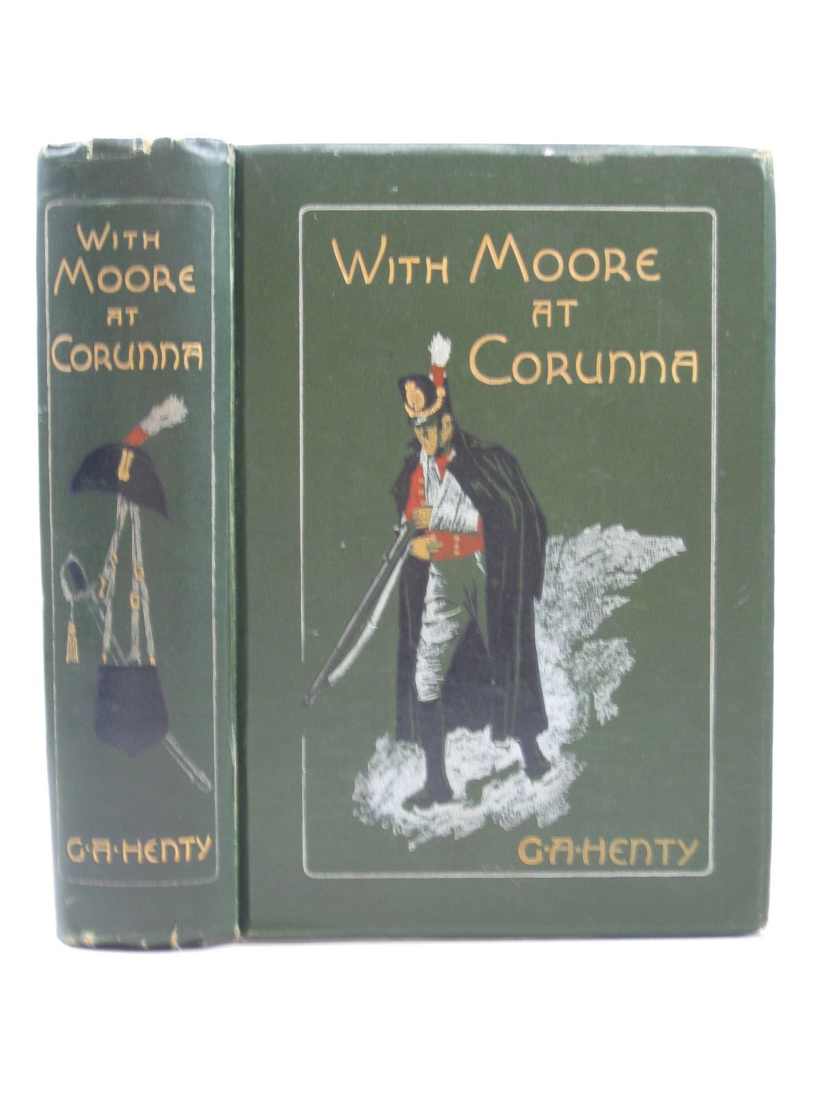 Photo of WITH MOORE AT CORUNNA written by Henty, G.A. illustrated by Paget, Wal published by Blackie &amp; Son Ltd. (STOCK CODE: 1403478)  for sale by Stella & Rose's Books