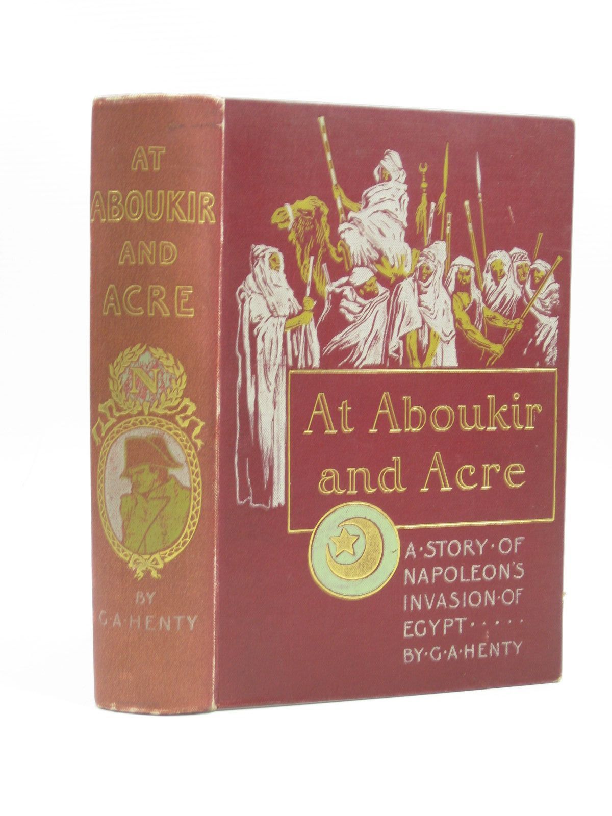 Photo of AT ABOUKIR AND ACRE written by Henty, G.A. illustrated by Rainey, William published by Blackie &amp; Son Ltd., William Briggs (STOCK CODE: 1403674)  for sale by Stella & Rose's Books