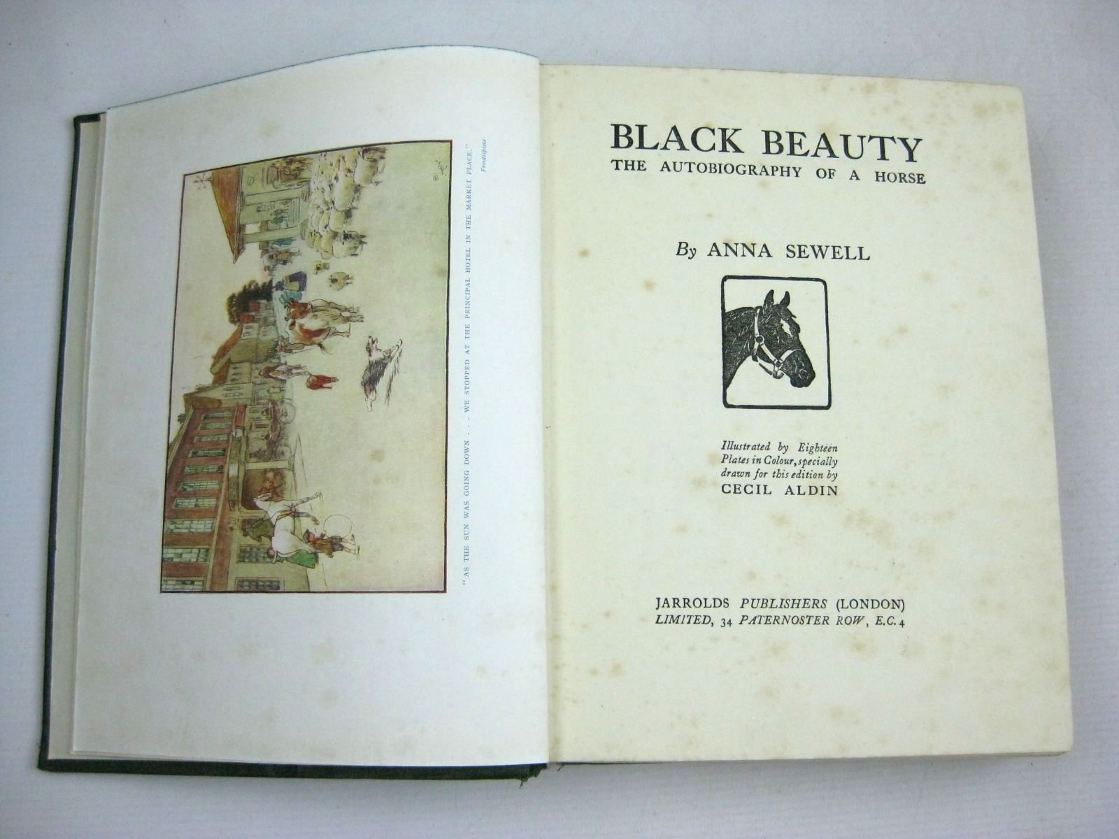Photo of BLACK BEAUTY written by Sewell, Anna illustrated by Aldin, Cecil published by Jarrolds (STOCK CODE: 1405520)  for sale by Stella & Rose's Books
