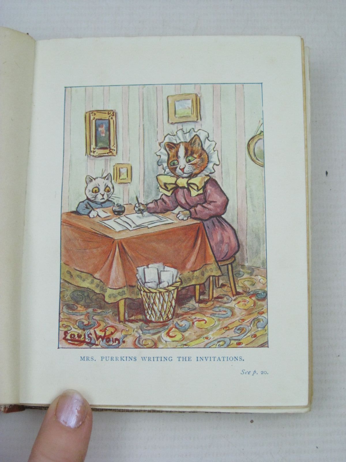 Photo of THE ADVENTURES OF FRISKERS AND HIS FRIENDS written by Hurrell, Marian Isabel illustrated by Wain, Louis published by Robert Culley (STOCK CODE: 1405778)  for sale by Stella & Rose's Books