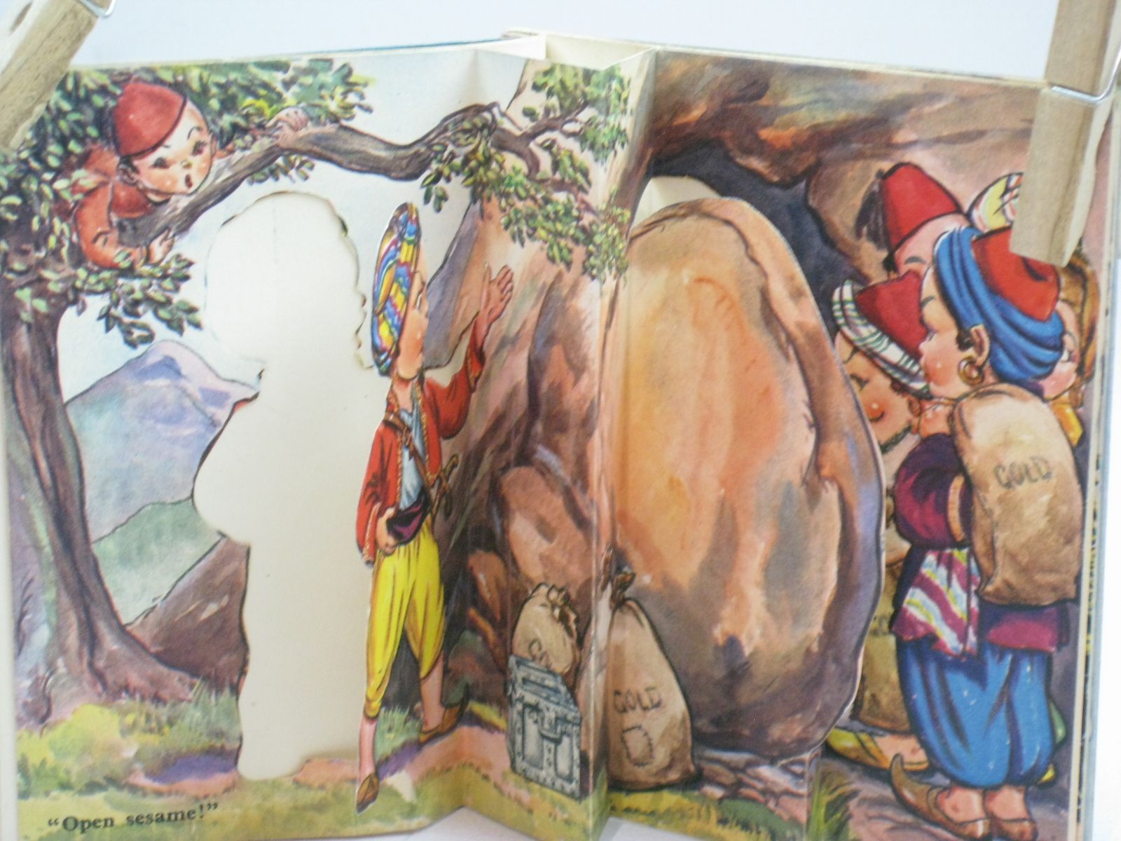 Photo of ALI BABA AND THE FORTY THIEVES illustrated by Dinah,  published by Raphael Tuck & Sons (STOCK CODE: 1405922)  for sale by Stella & Rose's Books