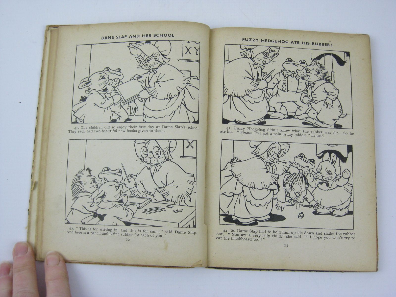 Photo of DAME SLAP AND HER SCHOOL written by Blyton, Enid illustrated by Wheeler, Dorothy published by George Newnes Limited (STOCK CODE: 1406285)  for sale by Stella & Rose's Books
