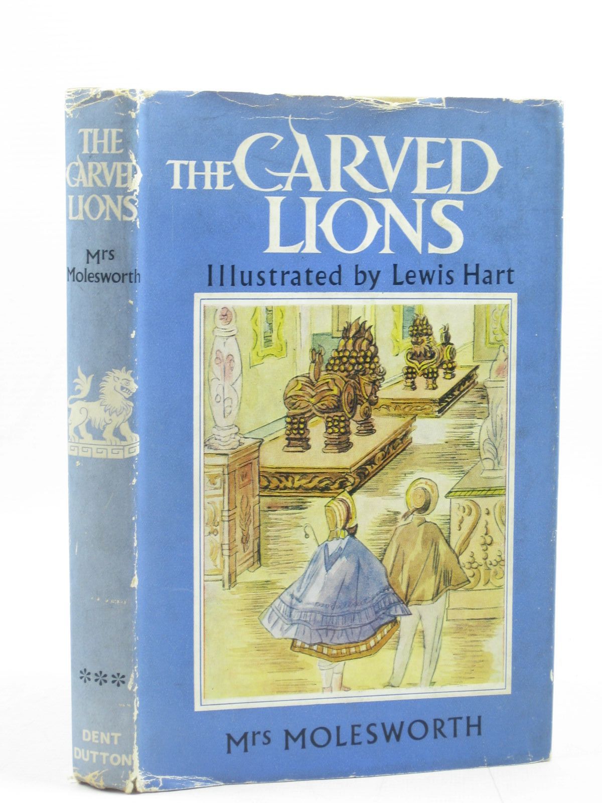 Photo of THE CARVED LIONS written by Molesworth, Mrs. illustrated by Hart, Lewis published by J.M. Dent &amp; Sons Ltd. (STOCK CODE: 1503376)  for sale by Stella & Rose's Books