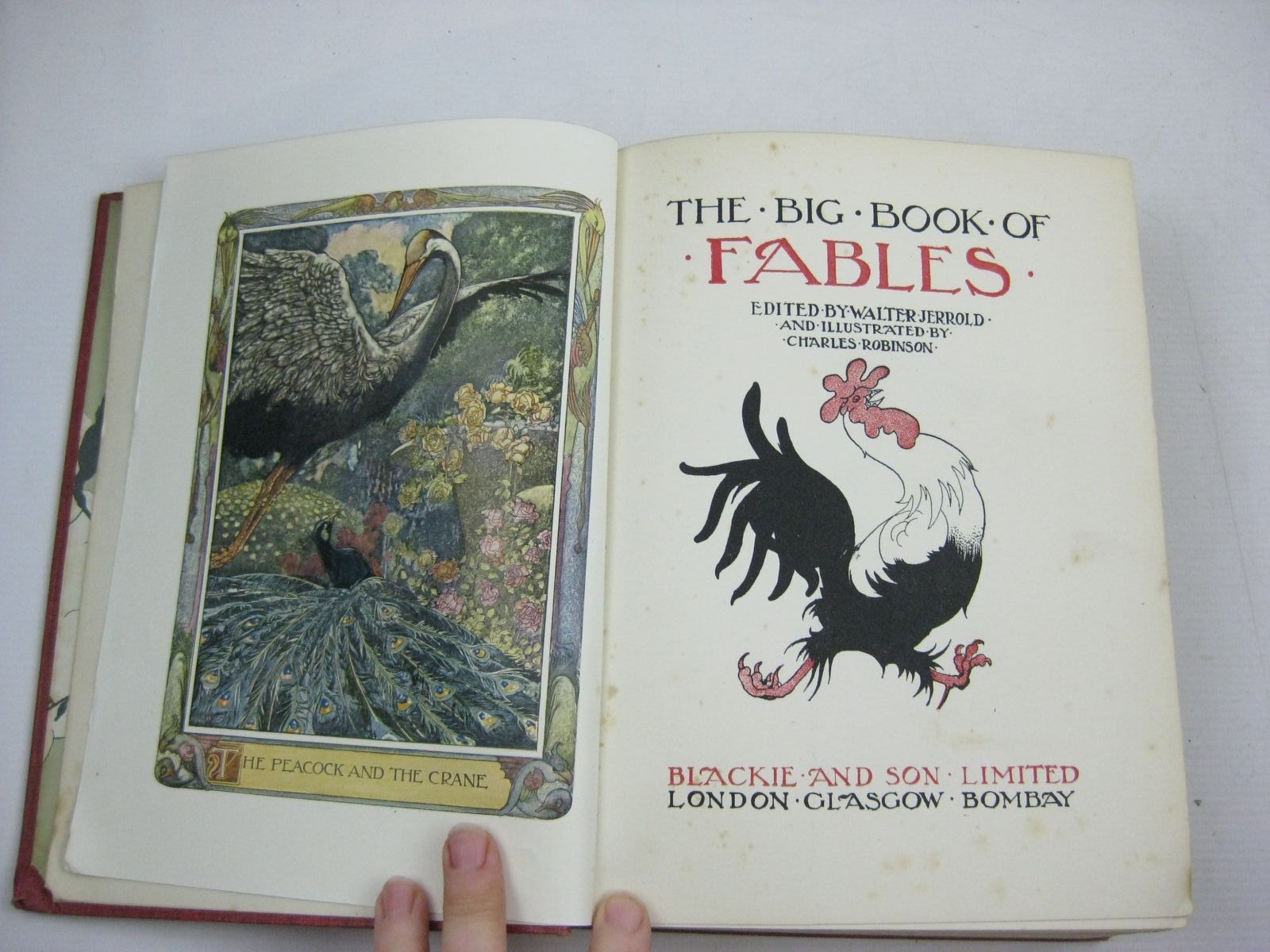 Photo of THE BIG BOOK OF FABLES written by Jerrold, Walter illustrated by Robinson, Charles published by Blackie & Son Ltd. (STOCK CODE: 1505140)  for sale by Stella & Rose's Books
