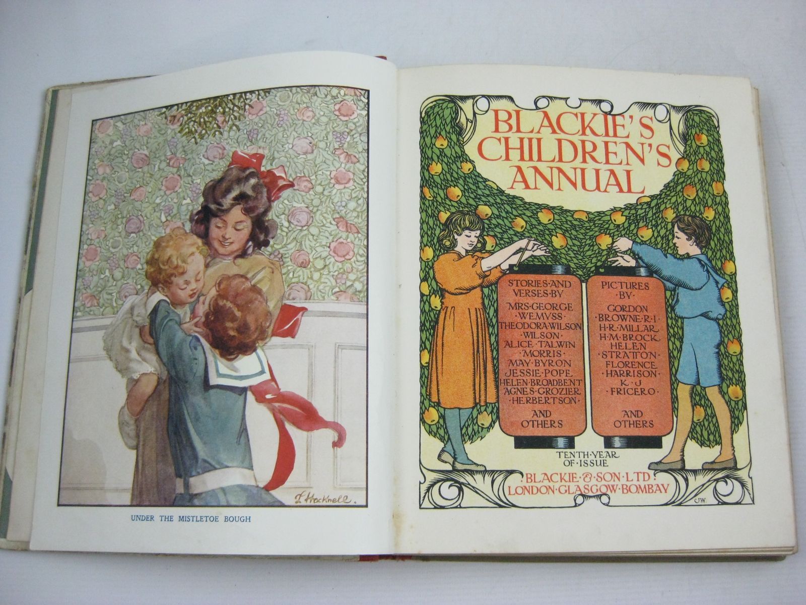 Photo of BLACKIE'S CHILDREN'S ANNUAL 10TH YEAR written by Wilson, Theodora Wilson
Morris, Alice Talwin
Pope, Jessie
Byron, May
et al,  illustrated by Browne, Gordon
Stratton, Helen
Brock, H.M.
Harrison, Florence
et al.,  published by Blackie & Son Ltd. (STOCK CODE: 1505386)  for sale by Stella & Rose's Books