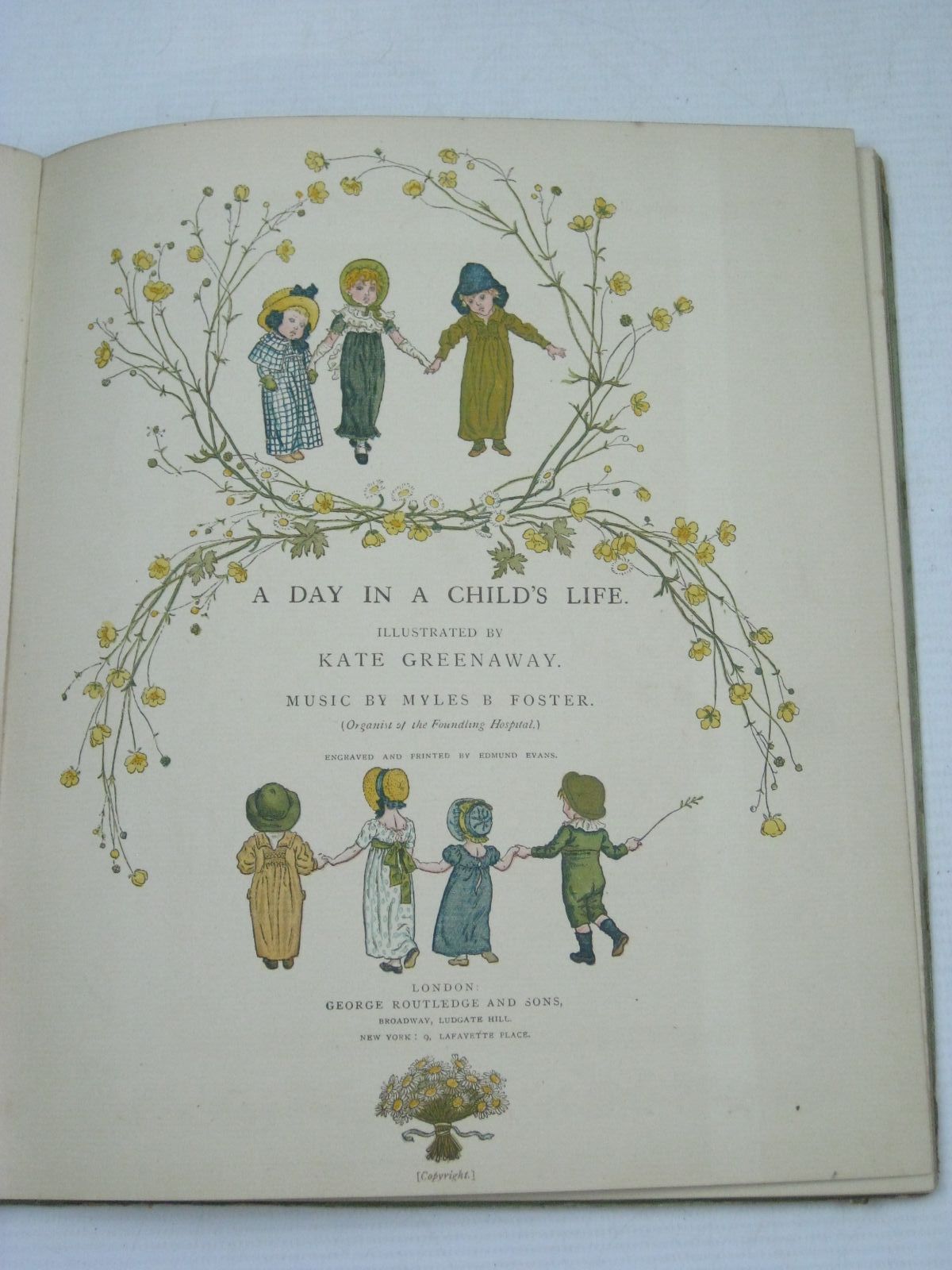 Photo of A DAY IN A CHILD'S LIFE written by Foster, Myles B. illustrated by Greenaway, Kate published by George Routledge & Sons (STOCK CODE: 1506041)  for sale by Stella & Rose's Books