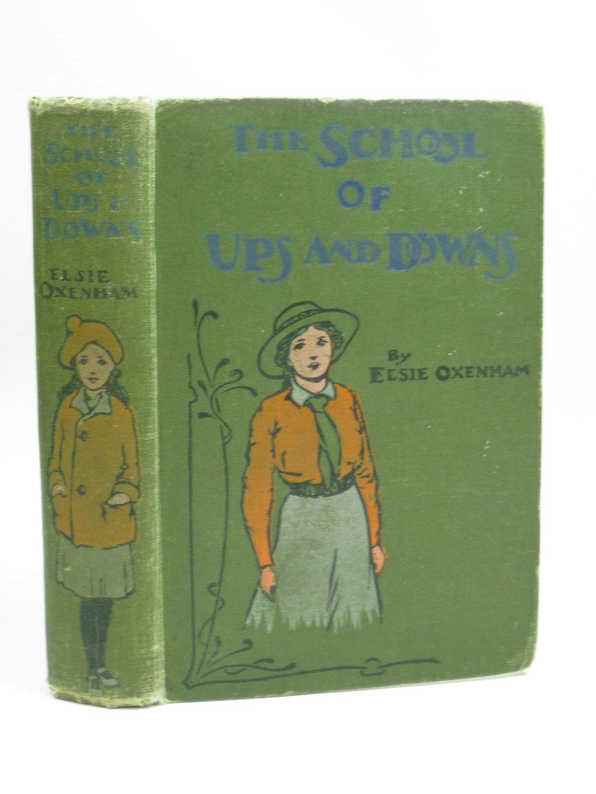 Photo of THE SCHOOL OF UPS AND DOWNS written by Oxenham, Elsie J. illustrated by Earnshaw, Harold C. published by W. &amp; R. Chambers Limited (STOCK CODE: 1506158)  for sale by Stella & Rose's Books