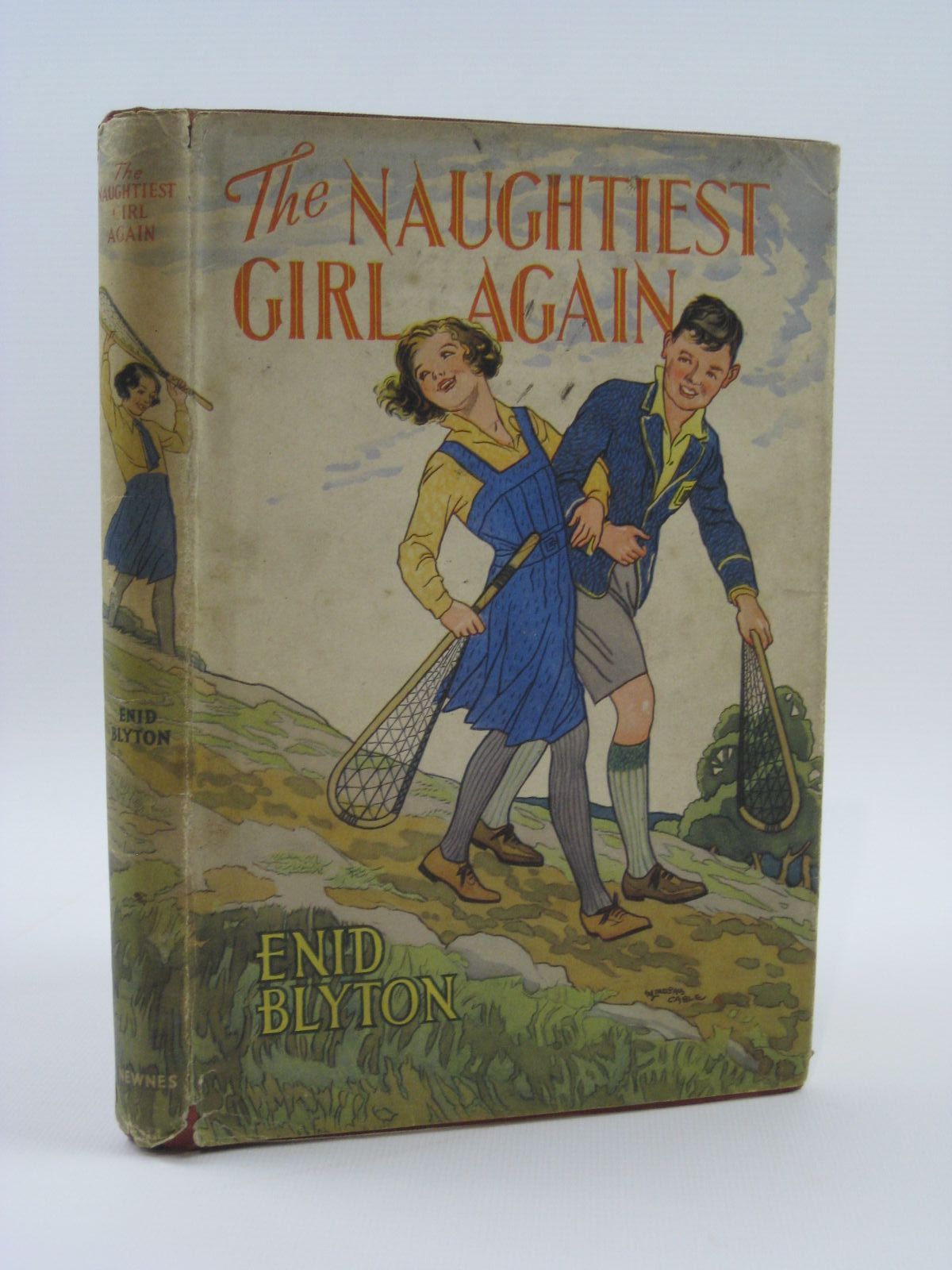 Photo of THE NAUGHTIEST GIRL AGAIN written by Blyton, Enid illustrated by Cable, W. Lindsay published by George Newnes Ltd. (STOCK CODE: 1507563)  for sale by Stella & Rose's Books
