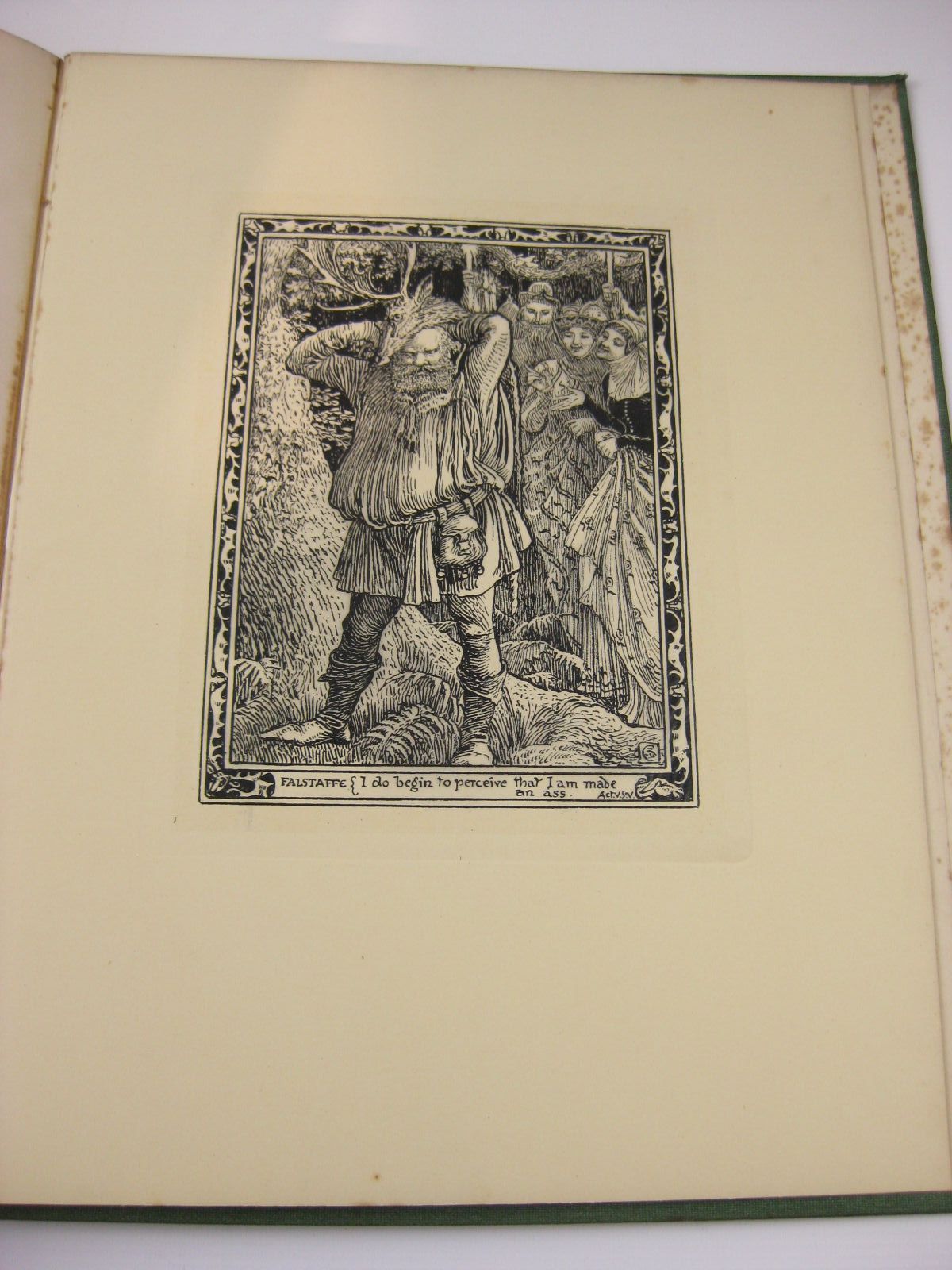 Photo of SHAKESPEARE'S COMEDY OF THE MERRY WIVES OF WINDSOR written by Shakespeare, William illustrated by Crane, Walter published by George Allen (STOCK CODE: 1507573)  for sale by Stella & Rose's Books