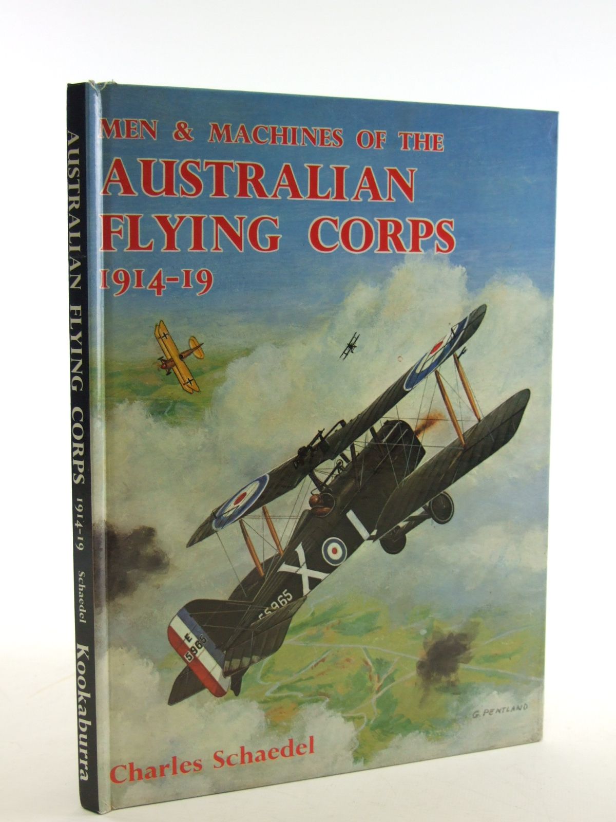 Photo of MEN & MACHINES OF THE AUSTRALIAN FLYING CORPS 1914-19 written by Schaedel, Charles illustrated by Schaedel, Charles published by Kookaburra Technical Publications (STOCK CODE: 1602837)  for sale by Stella & Rose's Books