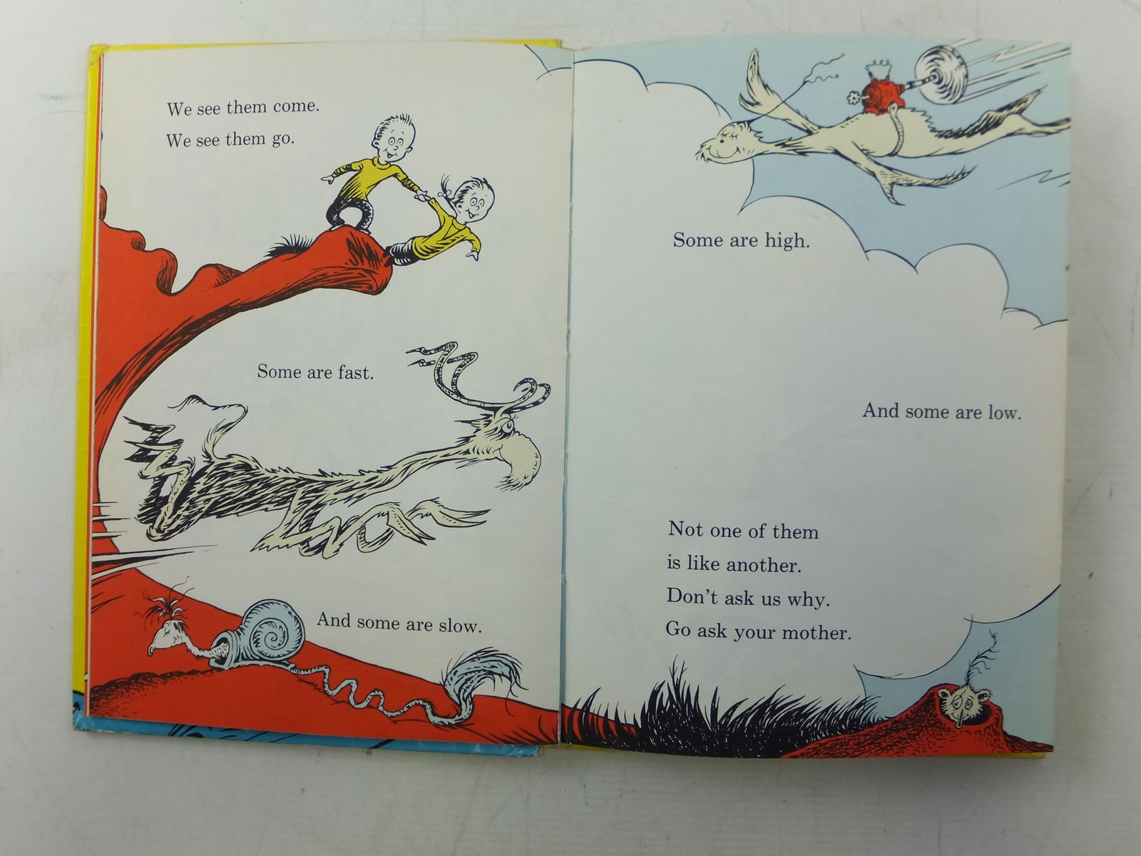 Photo of ONE FISH, TWO FISH, RED FISH, BLUE FISH written by Seuss, Dr. illustrated by Seuss, Dr. published by Random House (STOCK CODE: 1607739)  for sale by Stella & Rose's Books