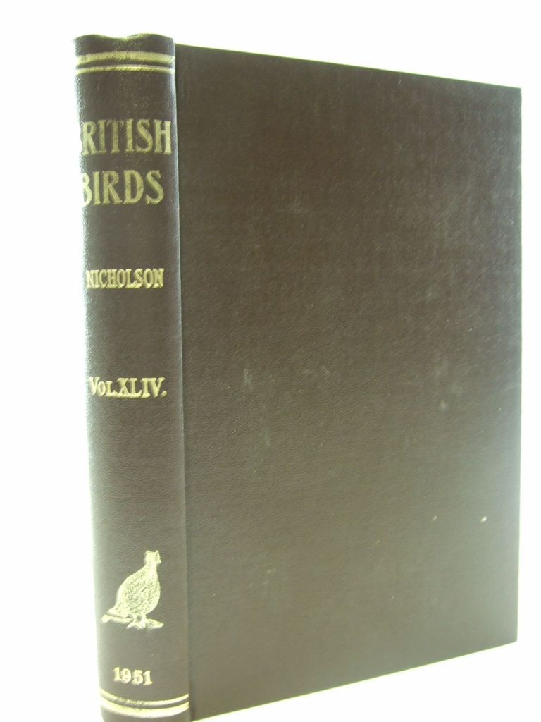 Photo of BRITISH BIRDS VOL. XLIV written by Nicholson, E.M. published by H.F. &amp; G. Witherby Ltd. (STOCK CODE: 1705278)  for sale by Stella & Rose's Books