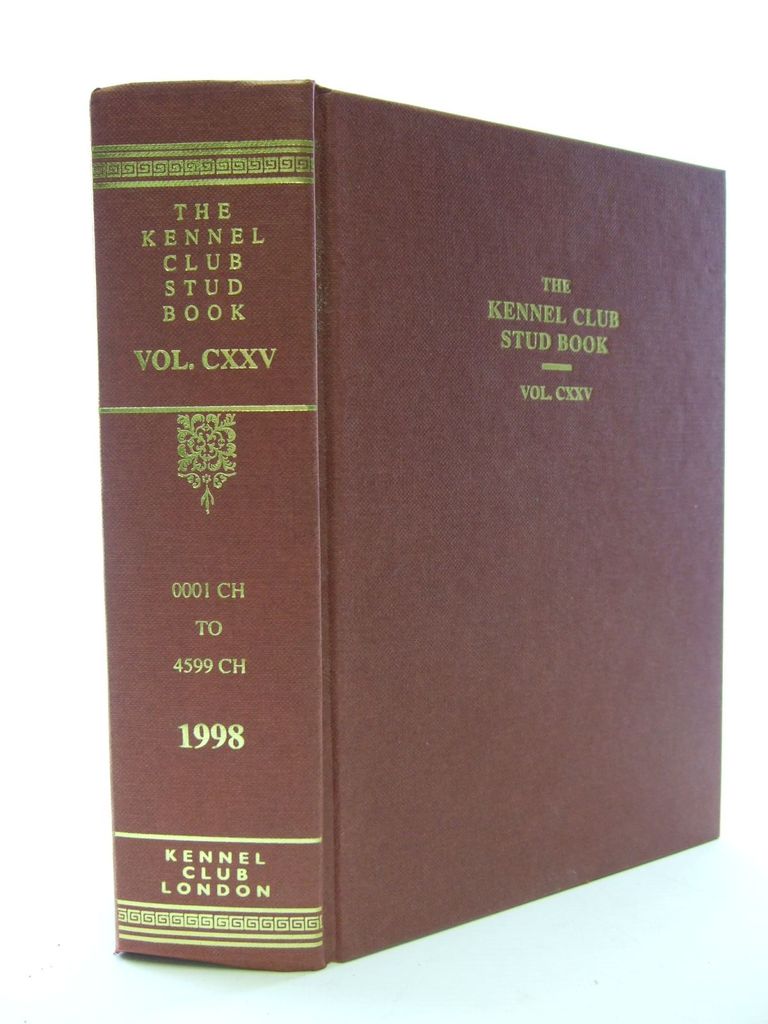 Photo of THE KENNEL CLUB STUD BOOK FOR THE YEAR 1997 VOL CXXV- Stock Number: 1705582