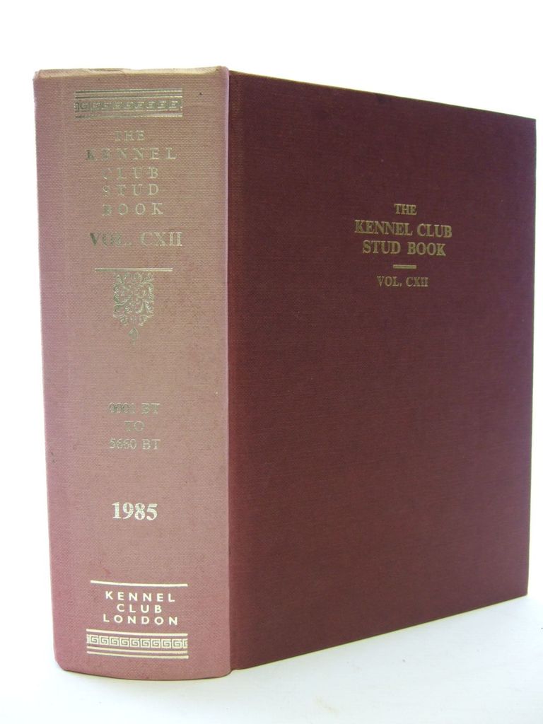 Photo of THE KENNEL CLUB STUD BOOK FOR THE YEAR 1984 VOL CXII- Stock Number: 1705586