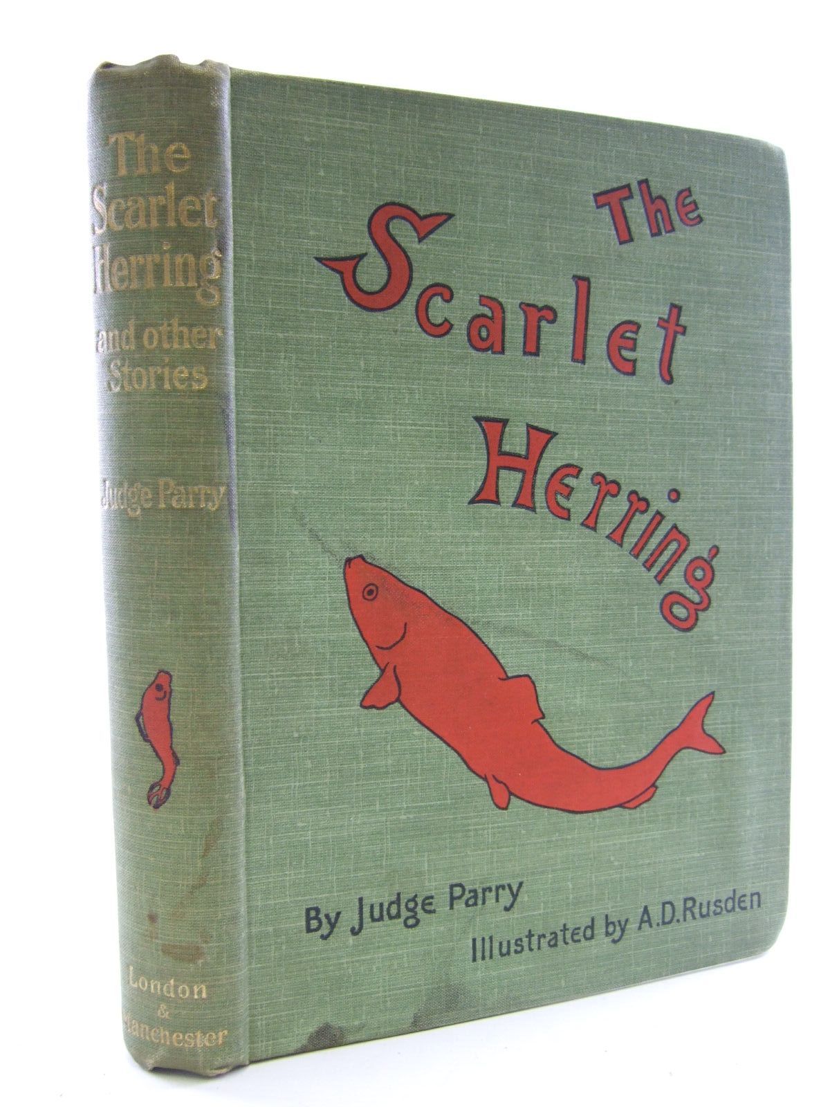 Photo of THE SCARLET HERRING written by Parry, Edward Abbott illustrated by Rusden, A. D. published by Smith, Elder & Co. (STOCK CODE: 1705911)  for sale by Stella & Rose's Books