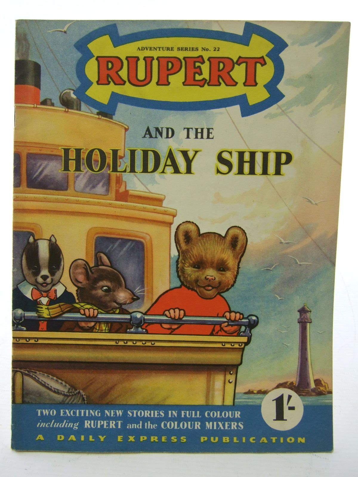 Photo of RUPERT ADVENTURE SERIES No. 22 - RUPERT AND THE HOLIDAY SHIP written by Bestall, Alfred published by Daily Express (STOCK CODE: 1706112)  for sale by Stella & Rose's Books