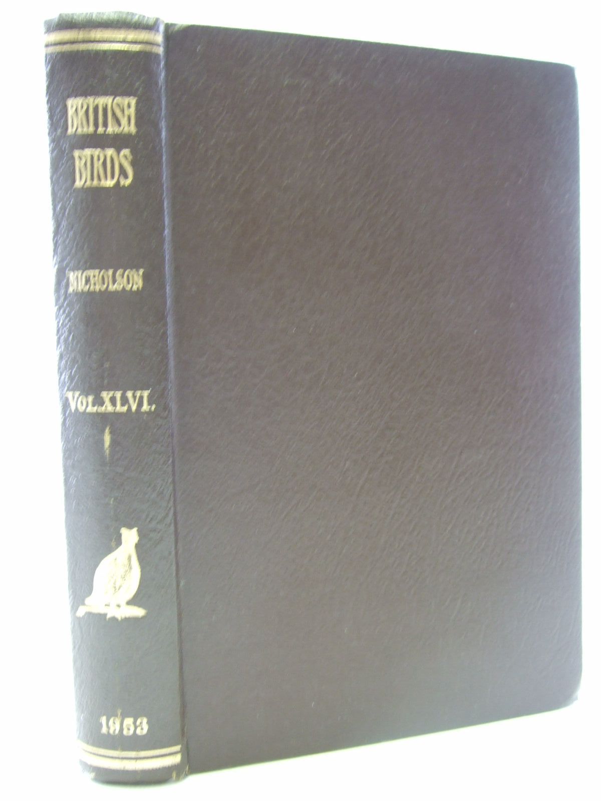 Photo of BRITISH BIRDS VOL. XLVI written by Nicholson, E.M. published by H.F. &amp; G. Witherby Ltd. (STOCK CODE: 1706171)  for sale by Stella & Rose's Books