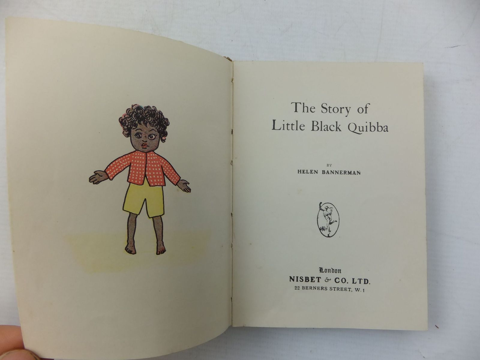 Photo of THE STORY OF LITTLE BLACK QUIBBA written by Bannerman, Helen illustrated by Bannerman, Helen published by Nisbet & Co. Ltd. (STOCK CODE: 1708989)  for sale by Stella & Rose's Books