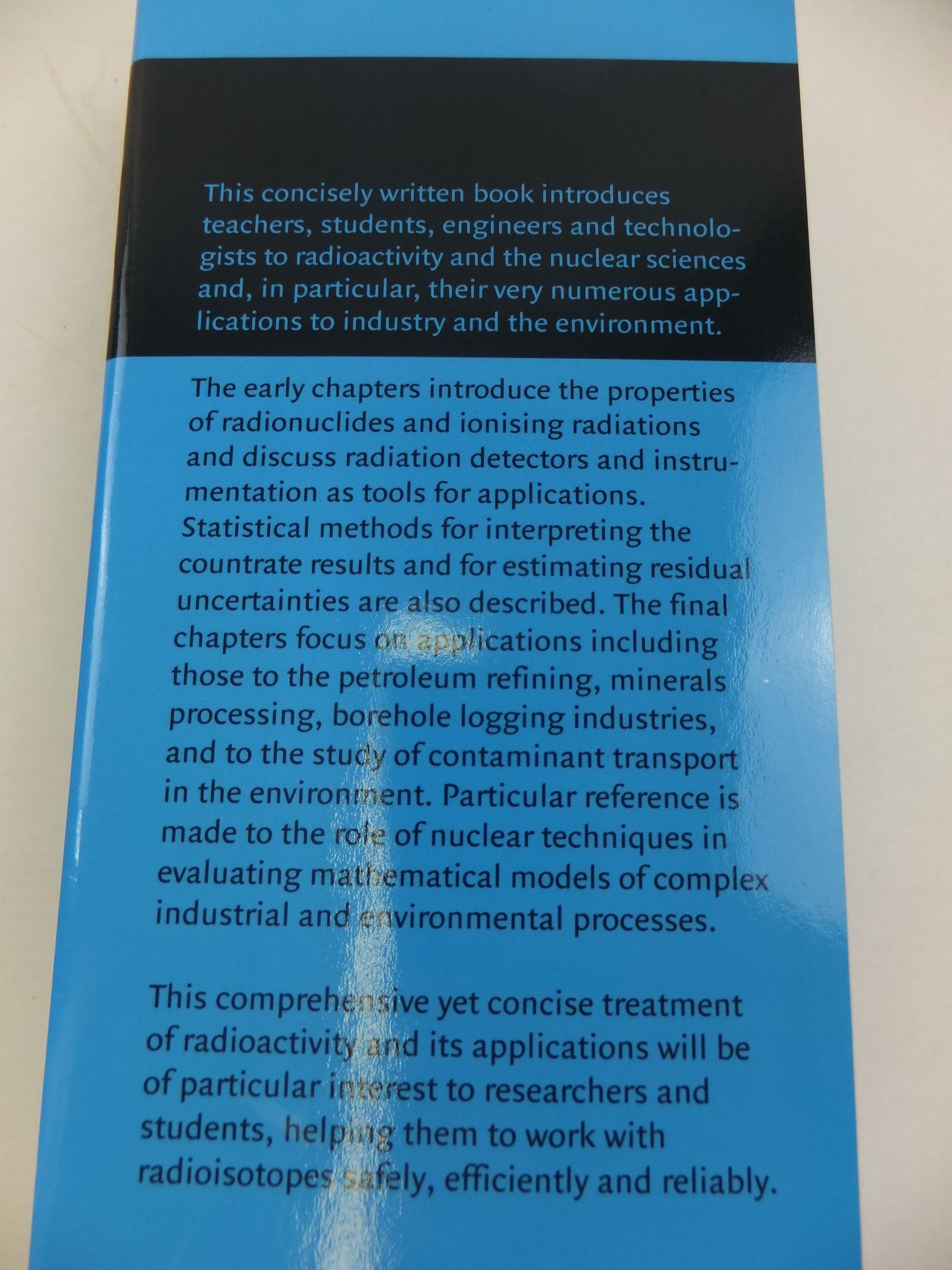 Photo of PRACTICAL APPLICATIONS OF RADIOACTIVITY AND NUCLEAR RADIATIONS written by Lowenthal, G.C.
Airey, P.L. published by Cambridge University Press (STOCK CODE: 1709267)  for sale by Stella & Rose's Books