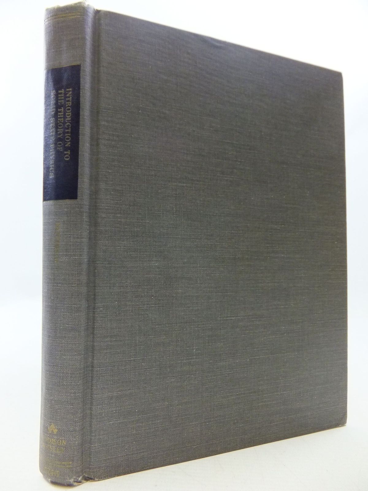 Photo of INTRODUCTION TO THE THEORY OF SOLID STATE PHYSICS written by Patterson, James D. published by Addison-Wesley (STOCK CODE: 1709328)  for sale by Stella & Rose's Books
