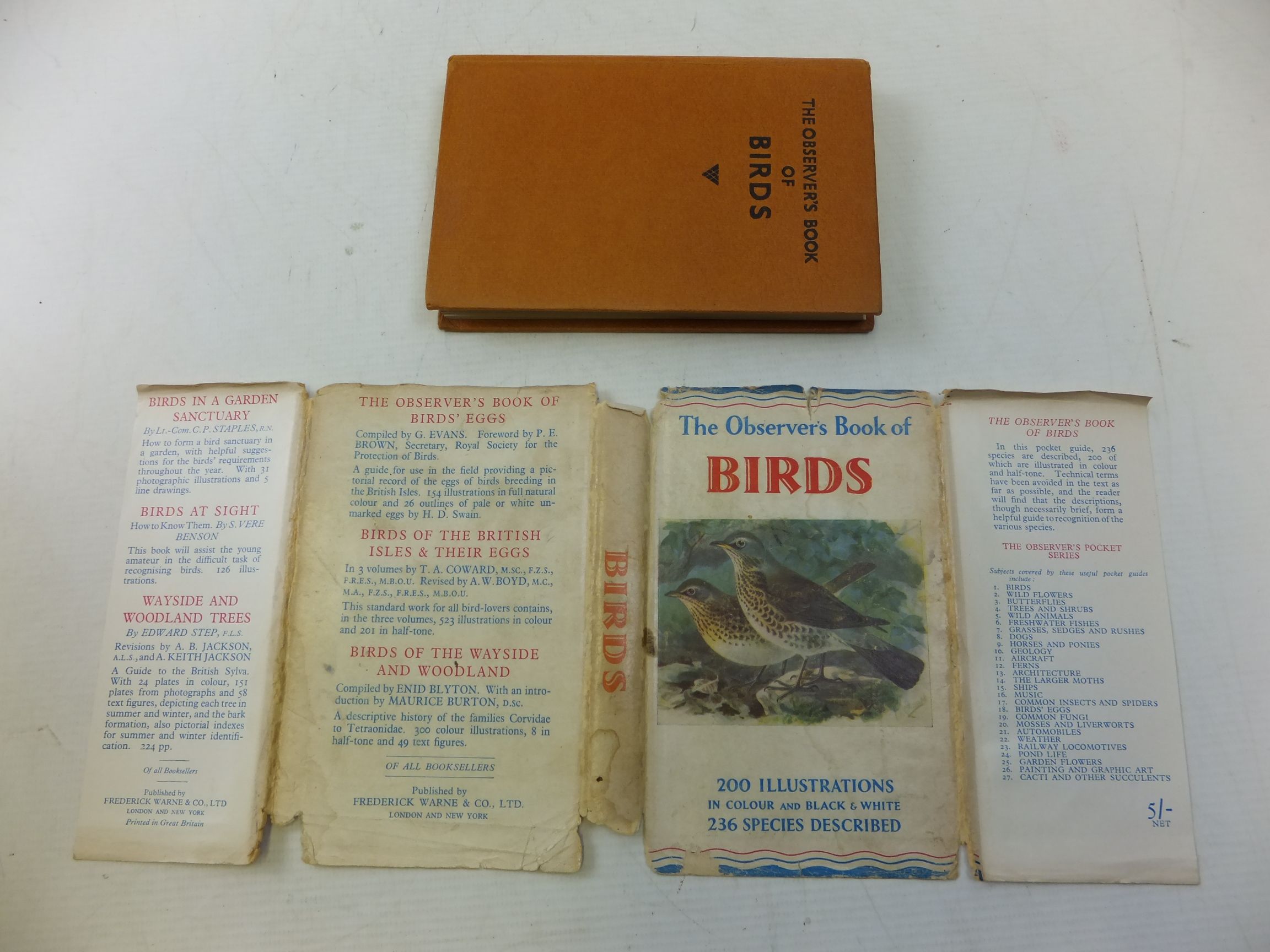 Stella & Rose's Books : THE OBSERVER'S BOOK OF BIRDS Written By S. Vere ...