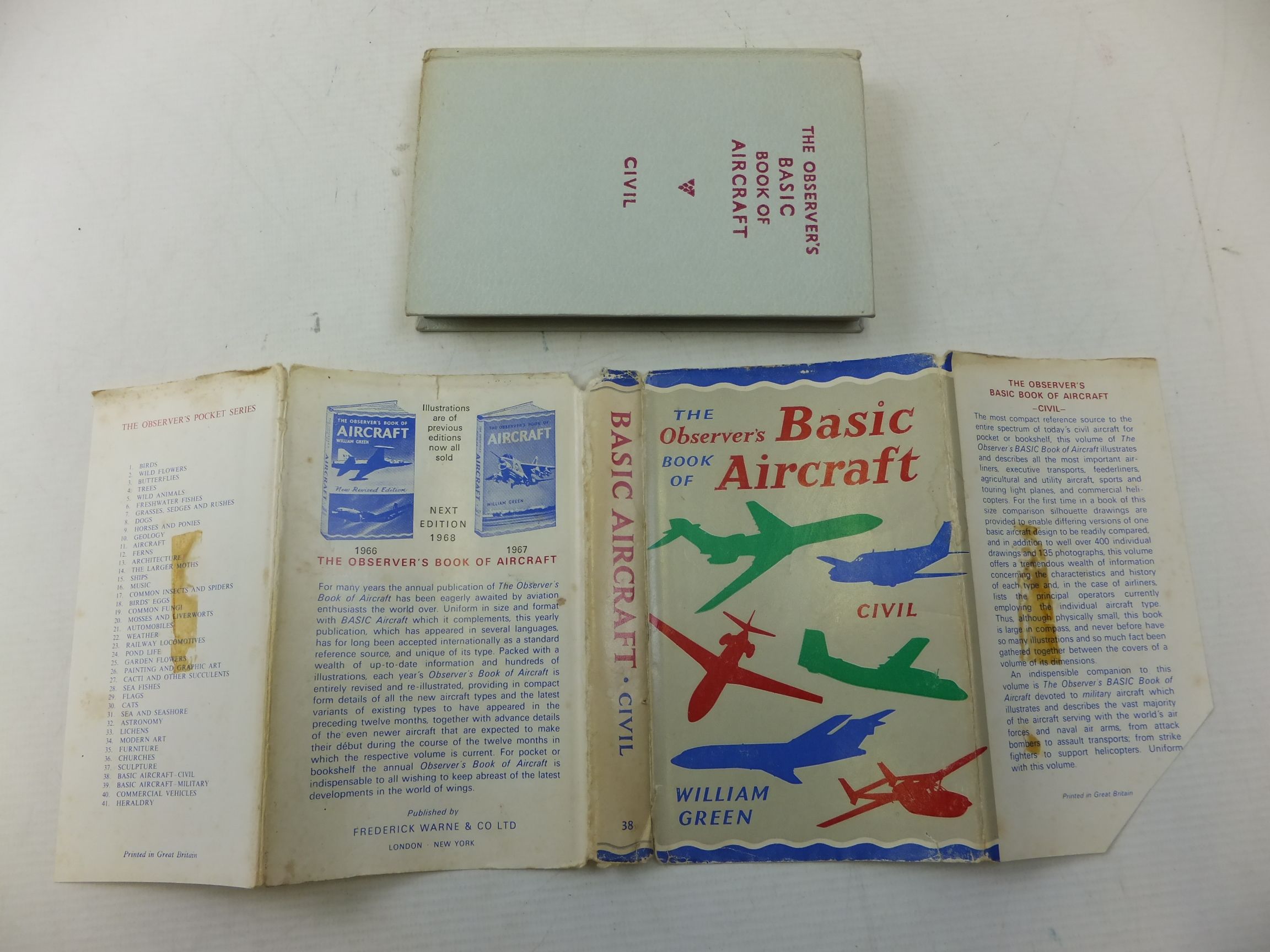 Stella & Rose's Books : THE OBSERVER'S BOOK OF BASIC AIRCRAFT: CIVIL ...