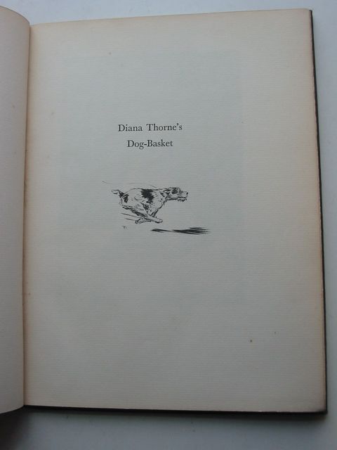 Photo of DIANA THORNE'S DOG-BASKET written by Thorne, Diana
Terhune, Albert Payson illustrated by Thorne, Diana published by William Edwin Rudge (STOCK CODE: 1801103)  for sale by Stella & Rose's Books