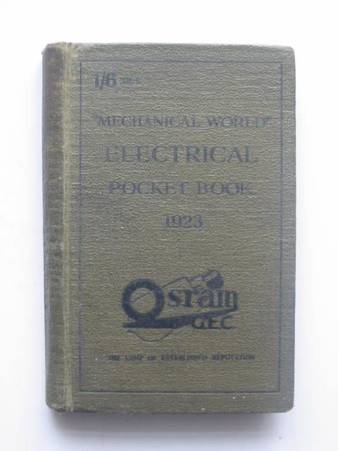 Photo of THE MECHANICAL WORLD ELECTRICAL POCKET BOOK 1923- Stock Number: 1802005