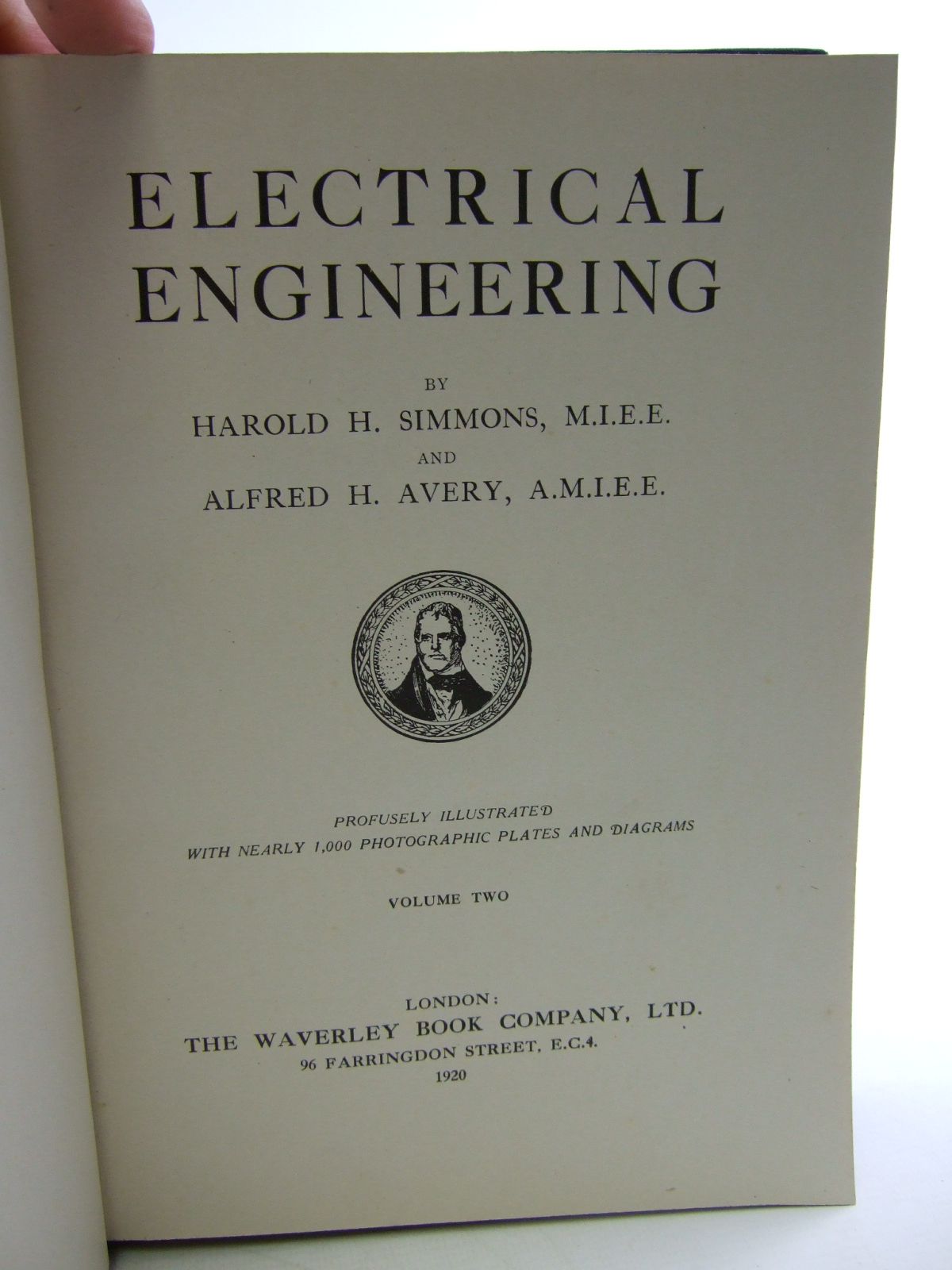 Photo of ELECTRICAL ENGINEERING (3 VOLUMES) written by Simmons, Harold H.
Avery, Alfred H. published by The Waverley Book Company Ltd. (STOCK CODE: 1806579)  for sale by Stella & Rose's Books